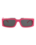 Philipp Plein Unisex Square/Rectangle Fuchsia Fuchsia Smoke Fashion Designer Eyewear