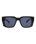 Philipp Plein Mens Square/Rectangle Black Black Blue Fashion Designer Eyewear