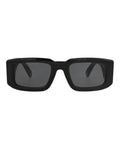 Philipp Plein Mens Square/Rectangle Black Black Smoke Fashion Designer Eyewear