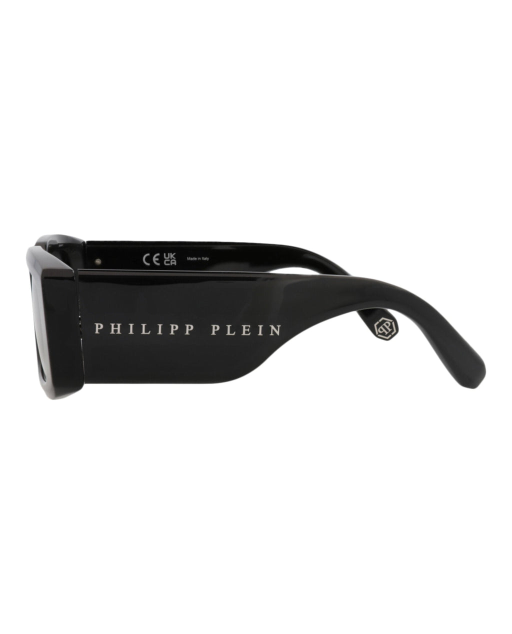 Philipp Plein Mens Square/Rectangle Black Black Smoke Fashion Designer Eyewear
