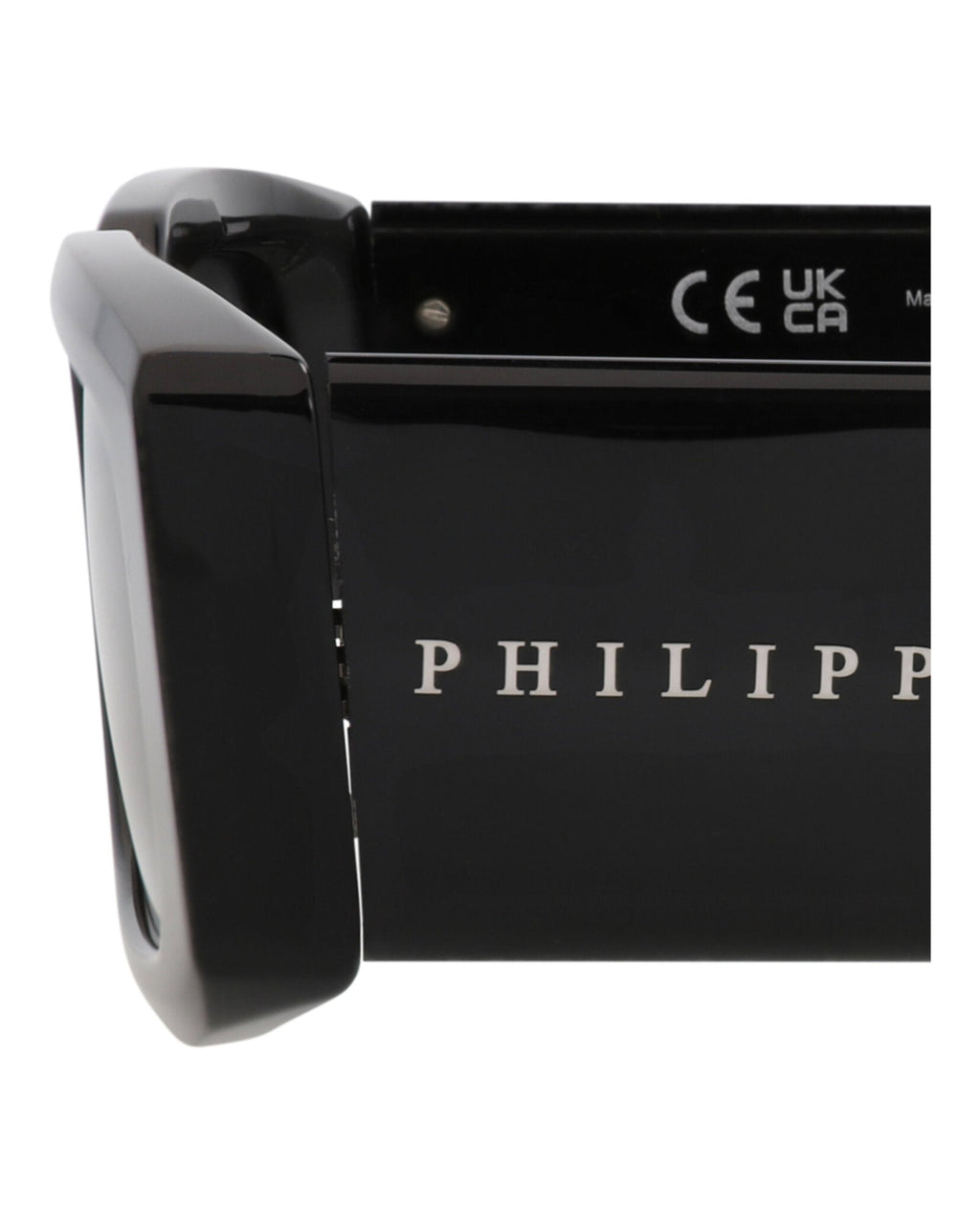 Philipp Plein Mens Square/Rectangle Black Black Smoke Fashion Designer Eyewear