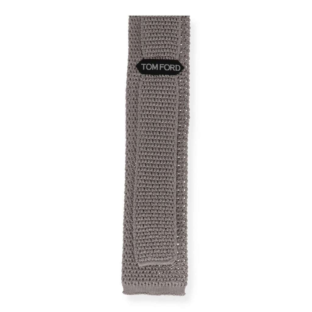 Tom Ford Mens Grey Tie