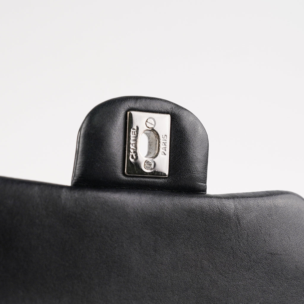 Chanel Mini Square Flap Patent Black Bag