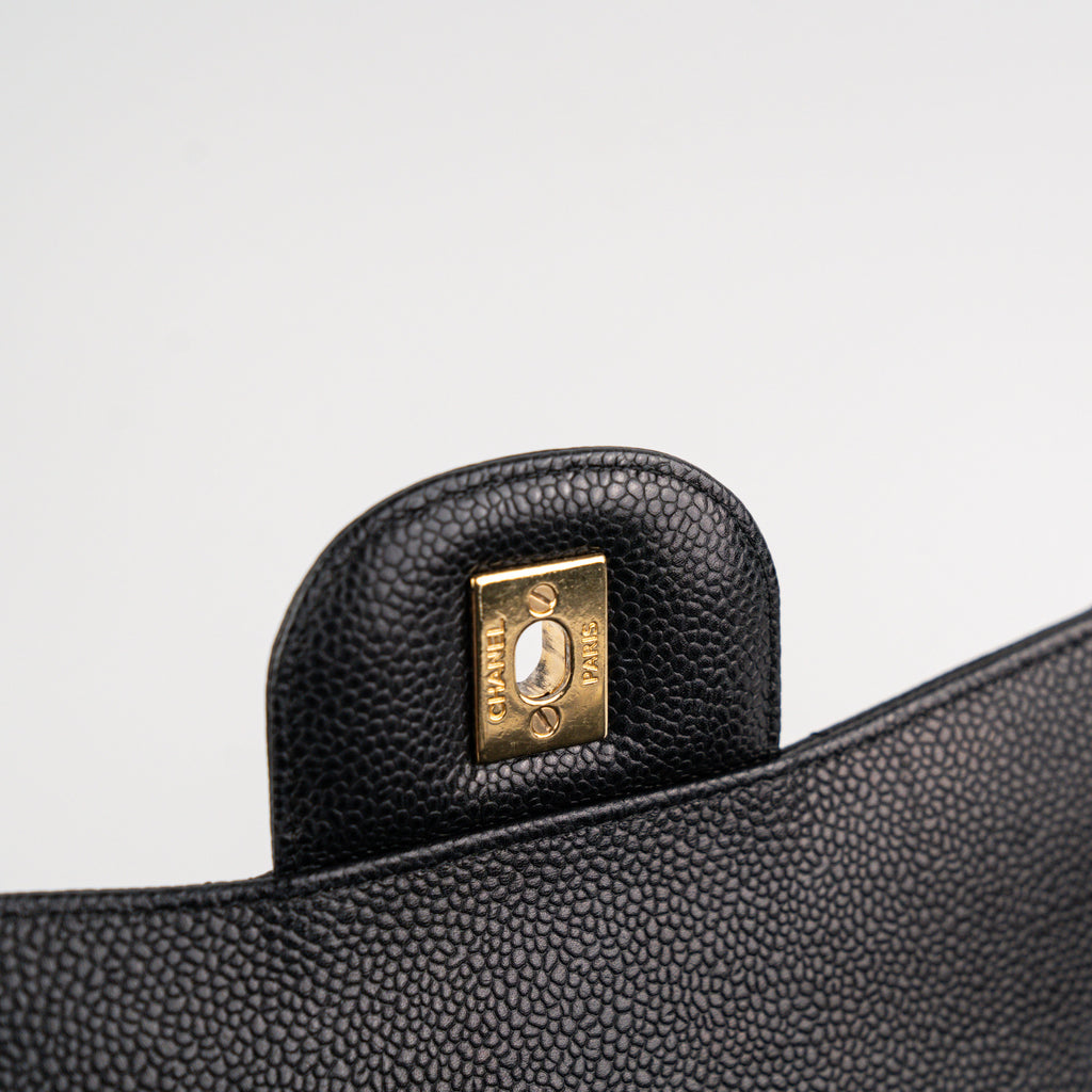 Chanel Jumbo Flap Caviar Black