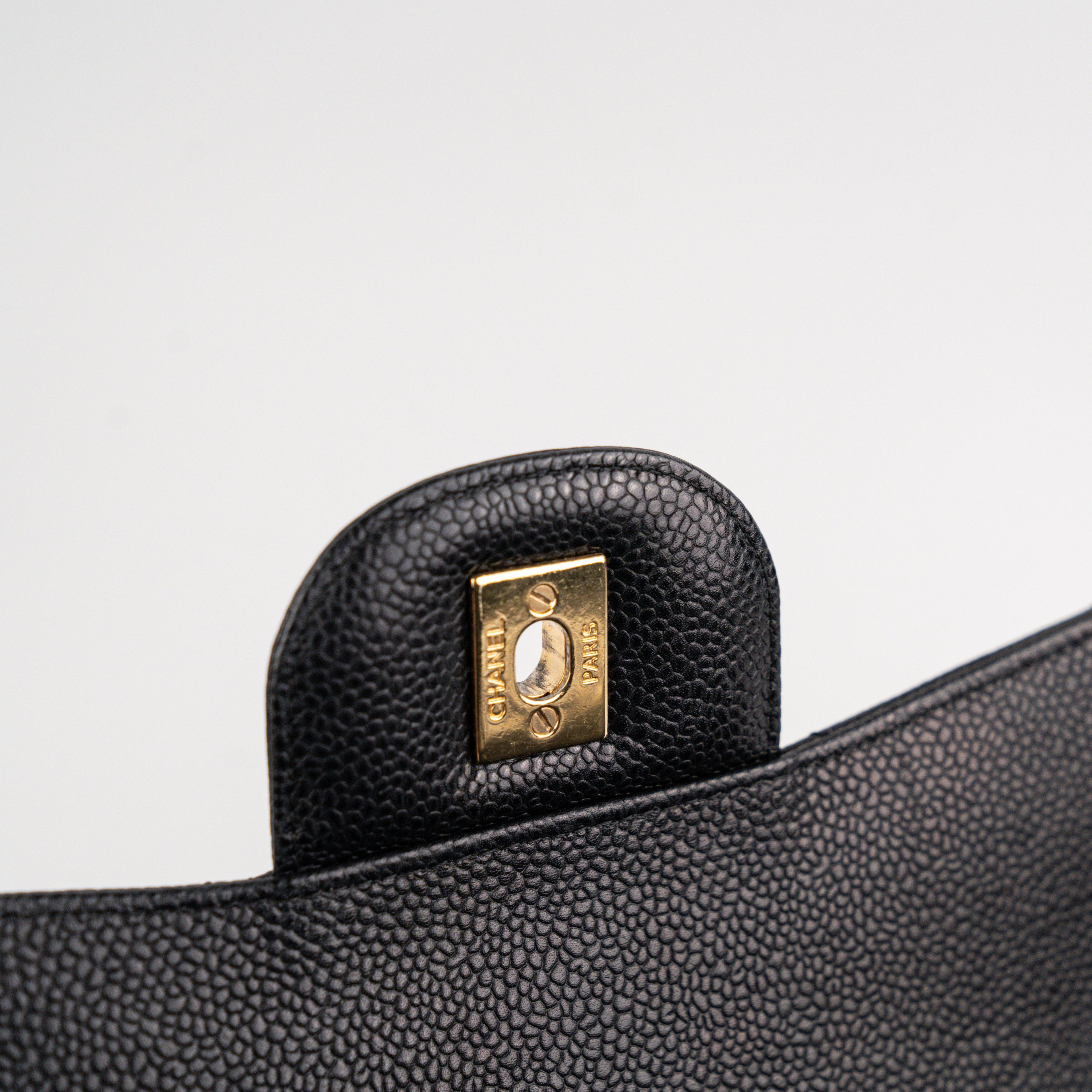 Chanel Jumbo Flap Caviar Black