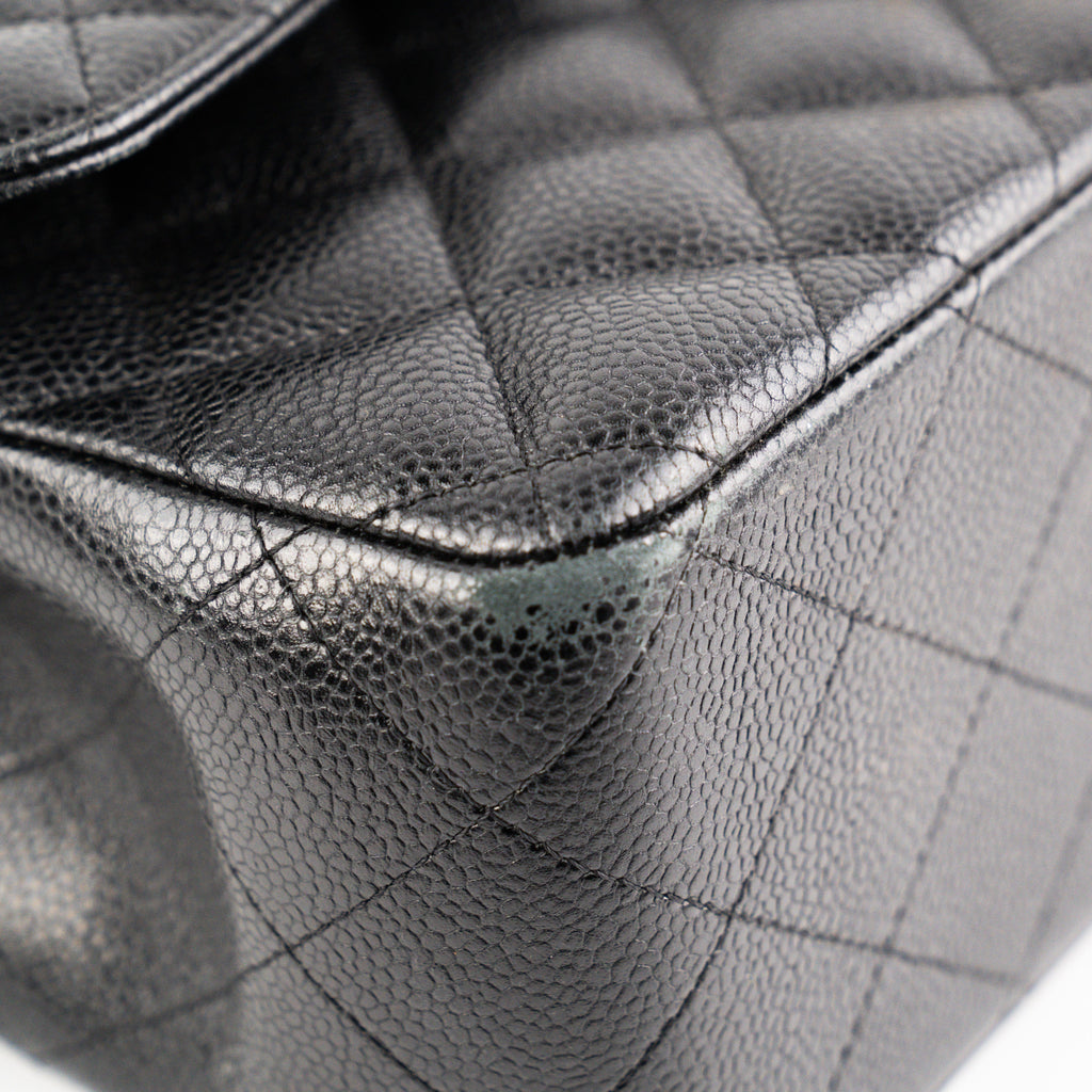 Chanel Jumbo Flap Caviar Black