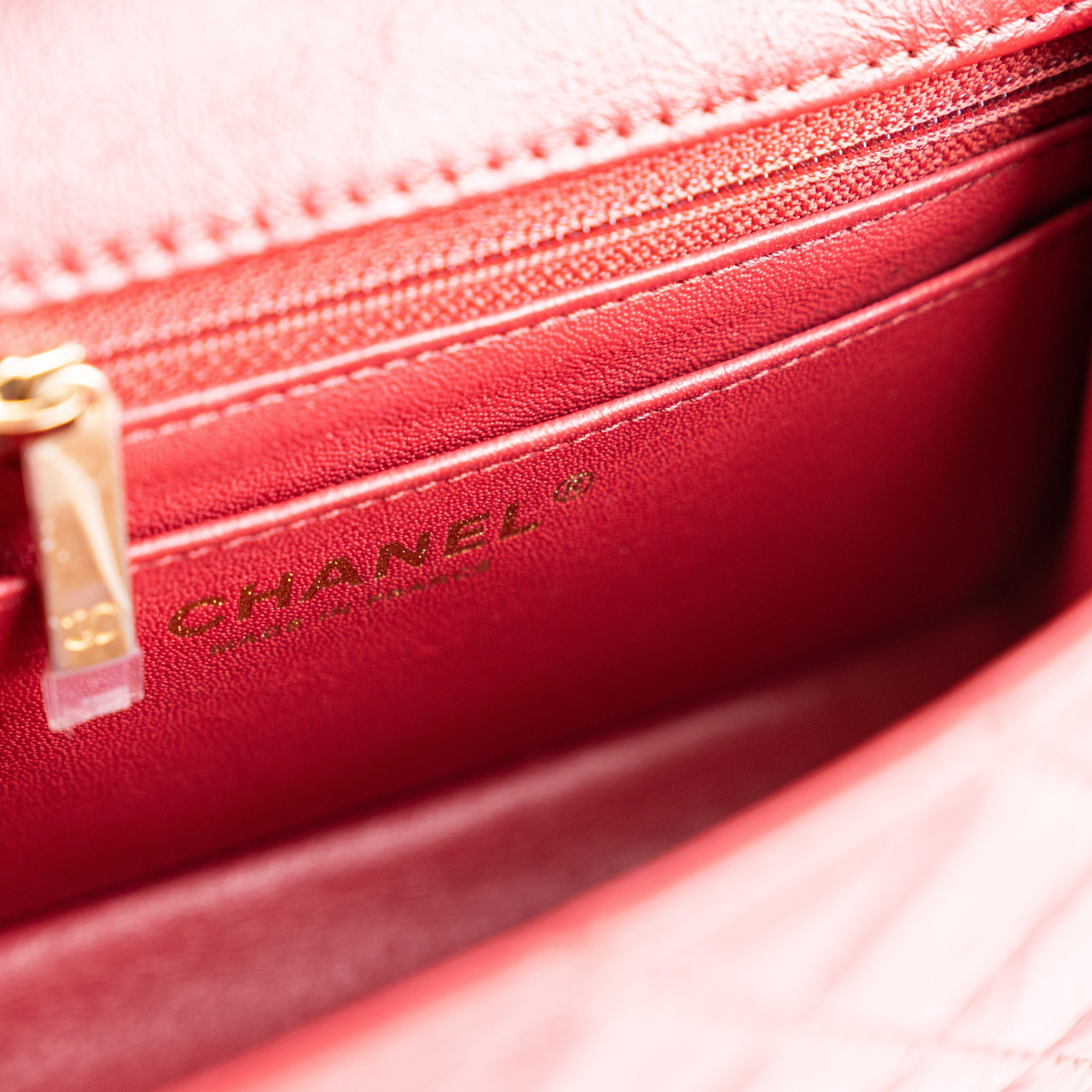 Chanel Mini Reissue Calfskin Red