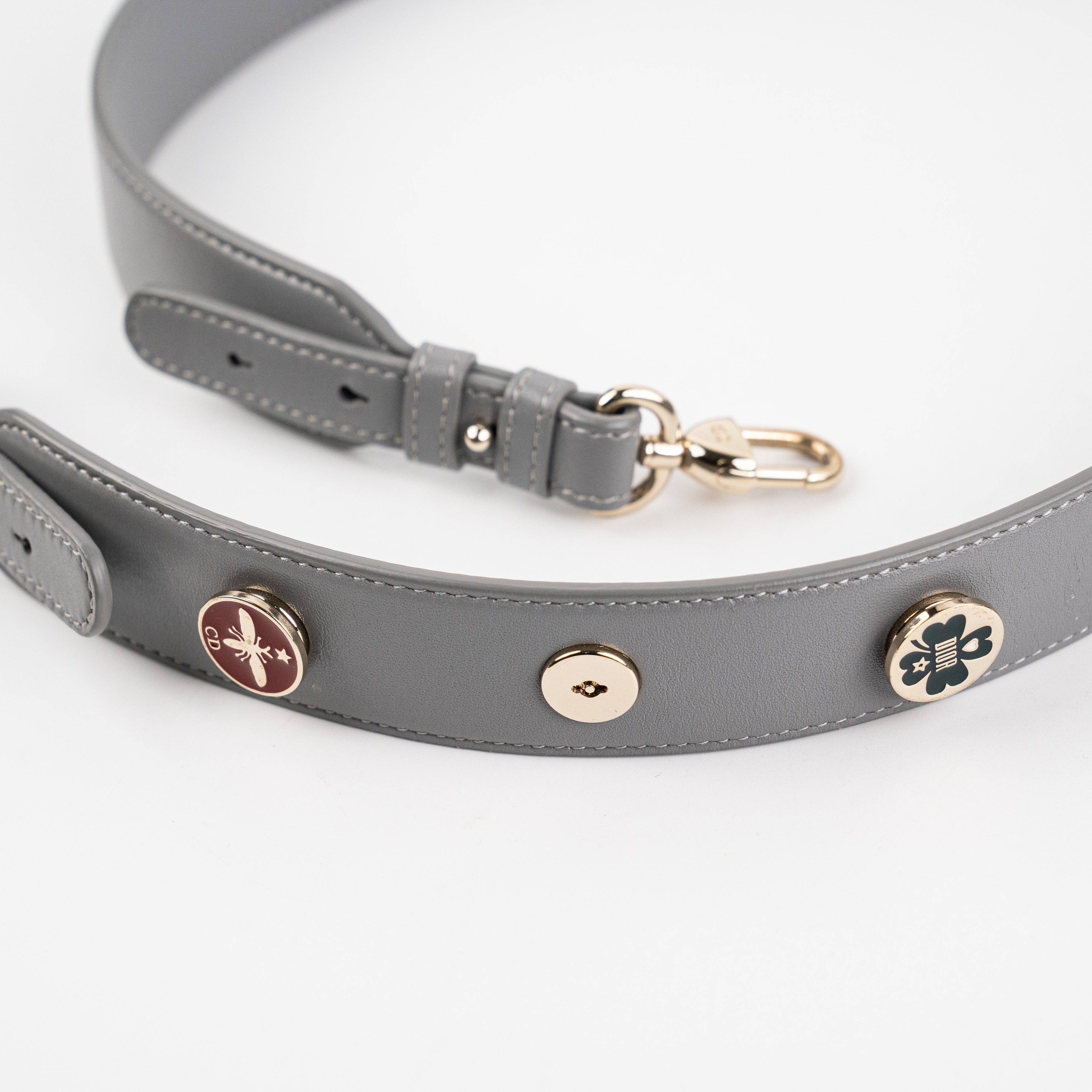 Lady Dior Small ABC Lambskin Grey