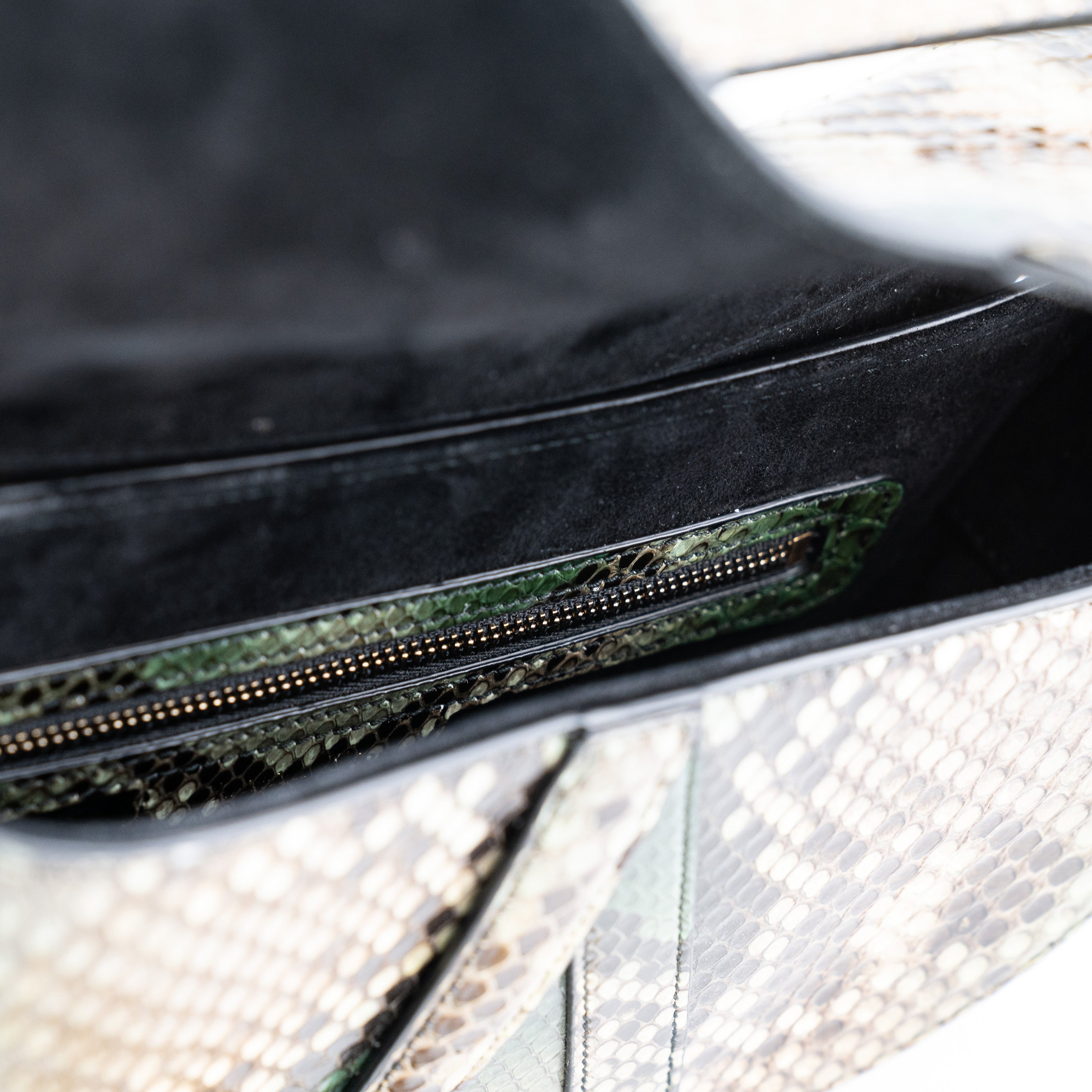 Dior Python Saddle