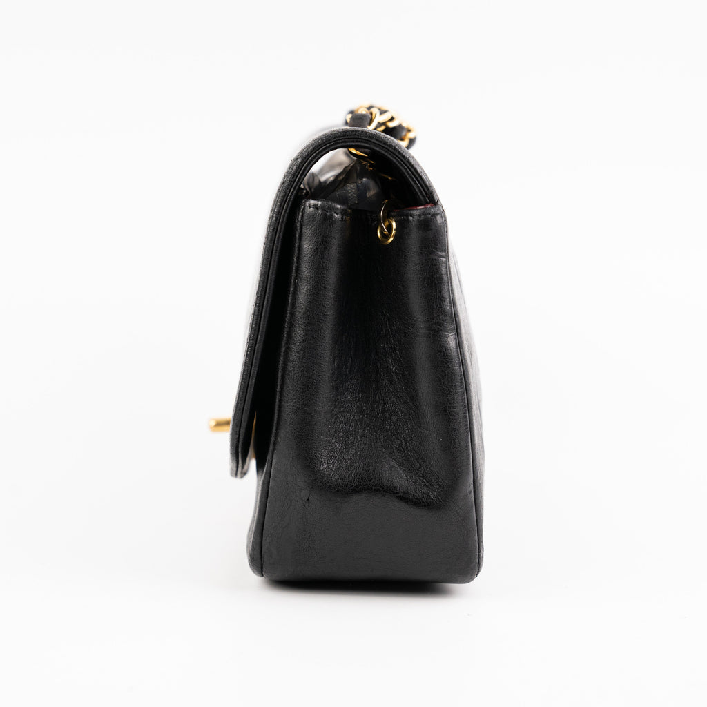 ITEM 28 - Chanel Small Diana Lambskin Black