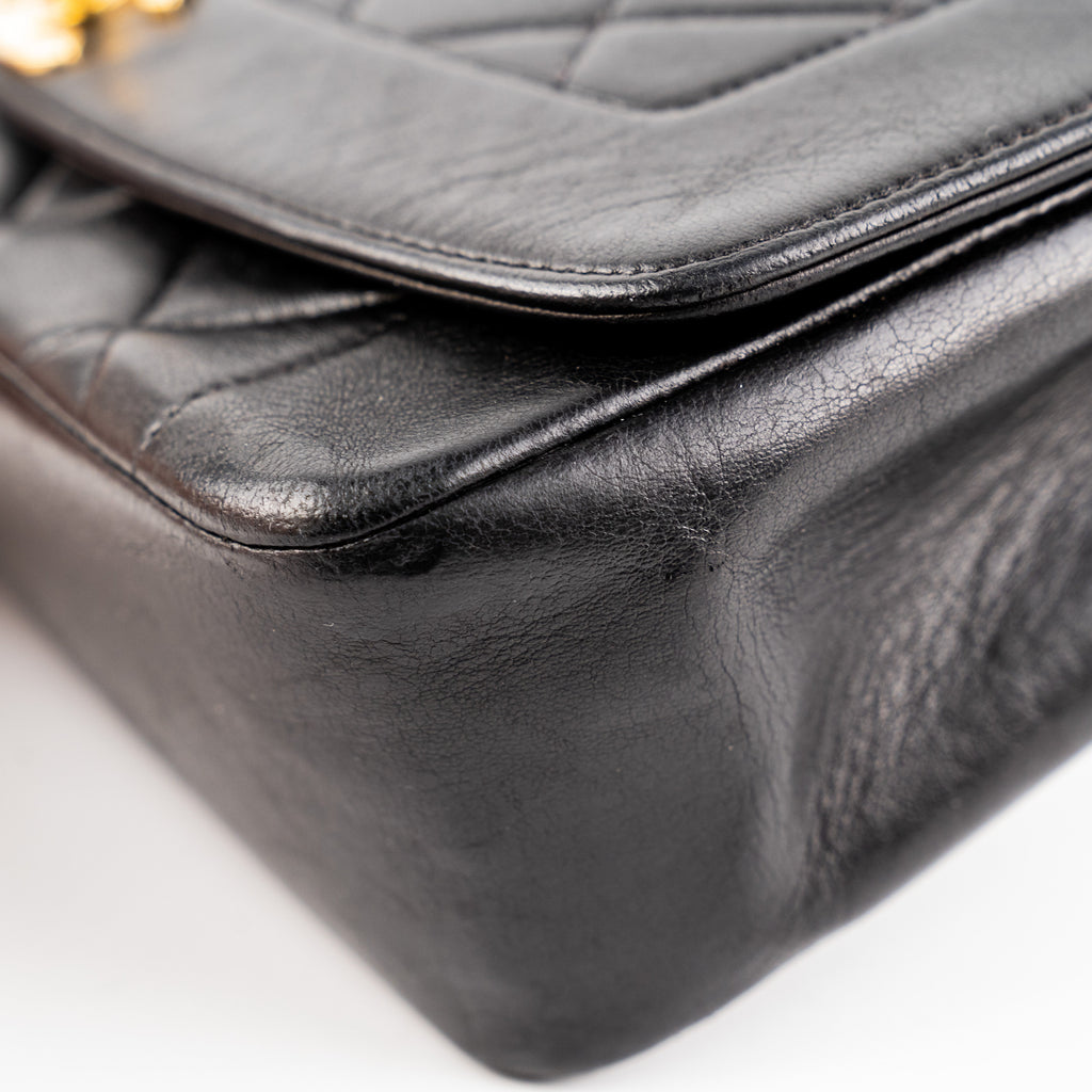 ITEM 28 - Chanel Small Diana Lambskin Black