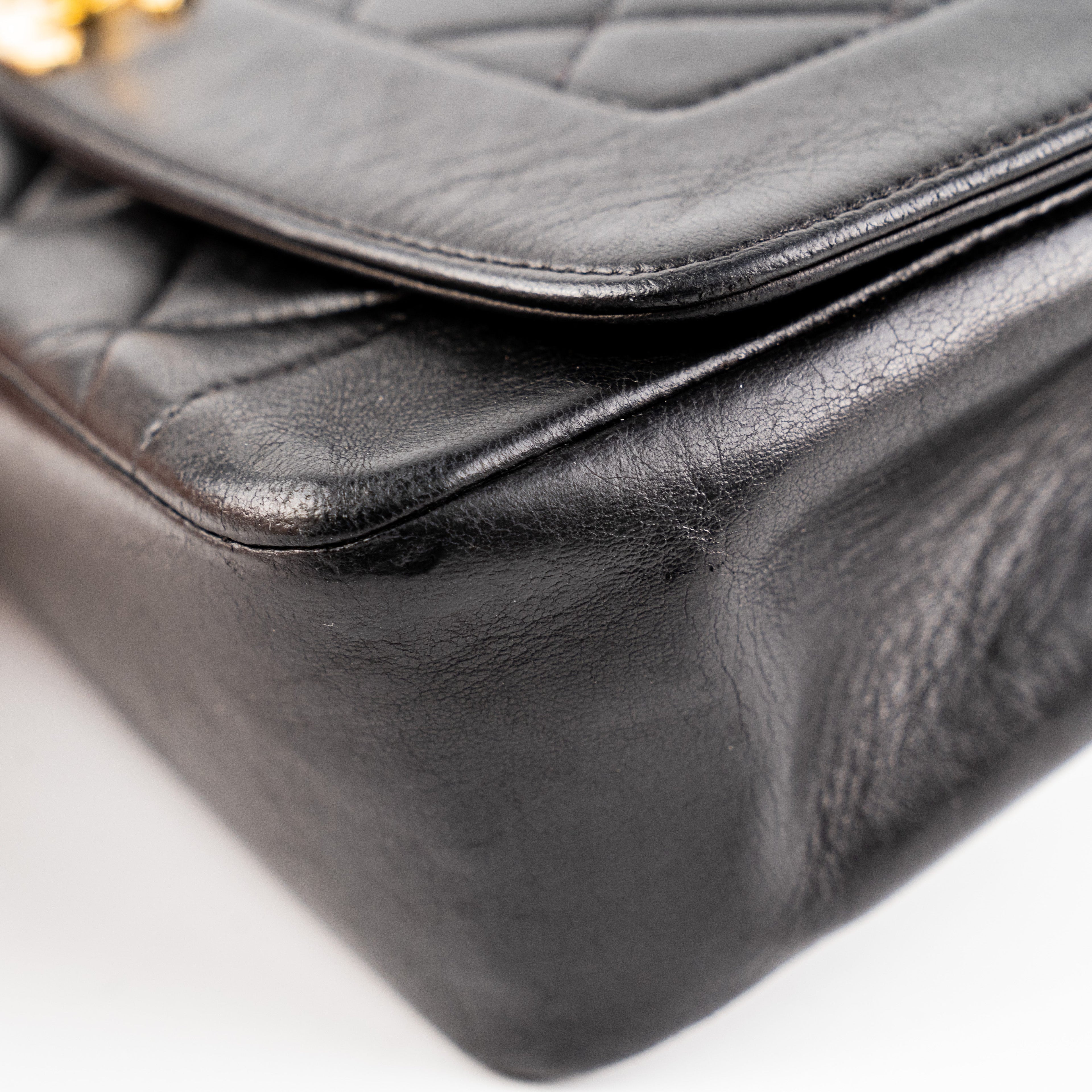 ITEM 28 - Chanel Small Diana Lambskin Black