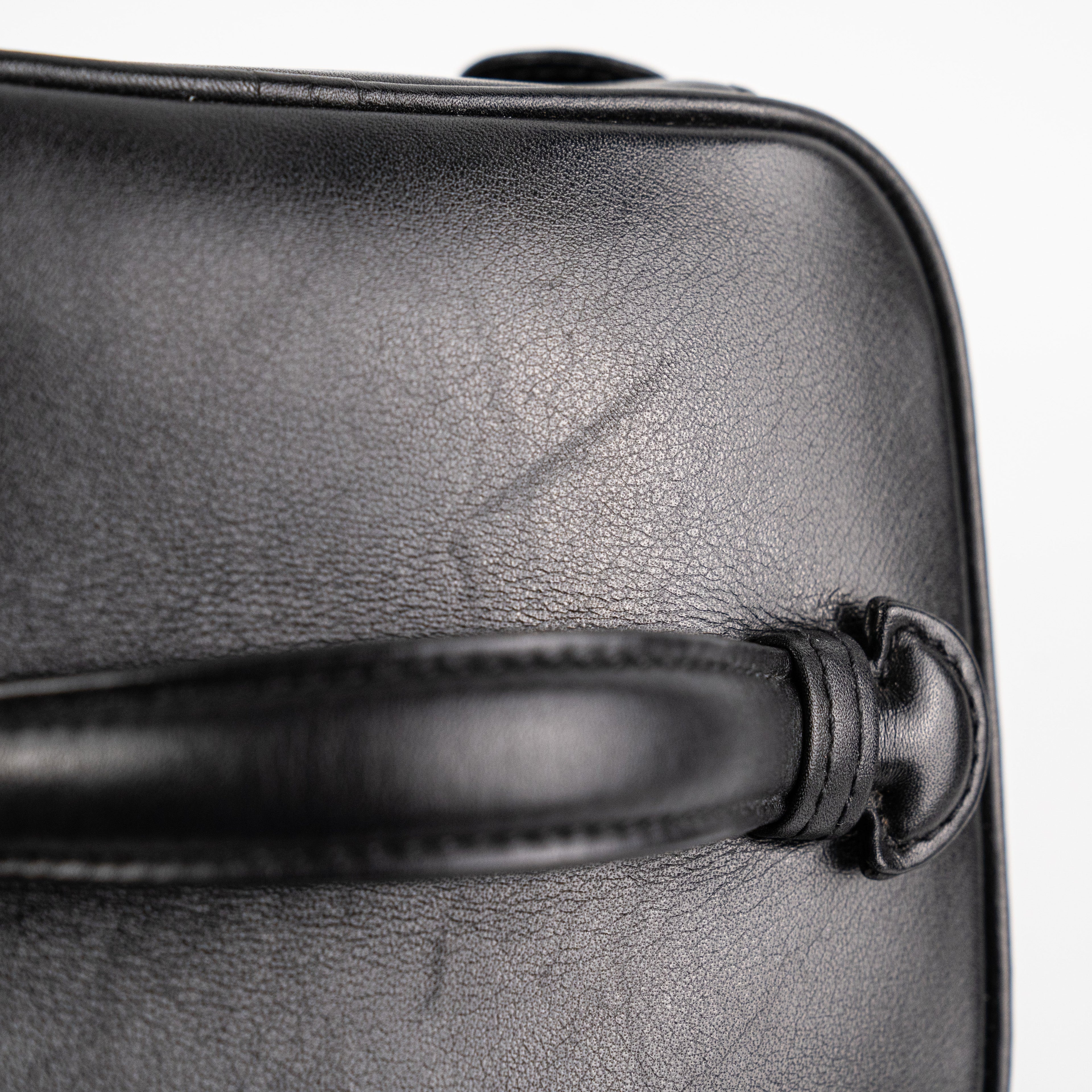 Chanel Vintage Vanity Leather Black