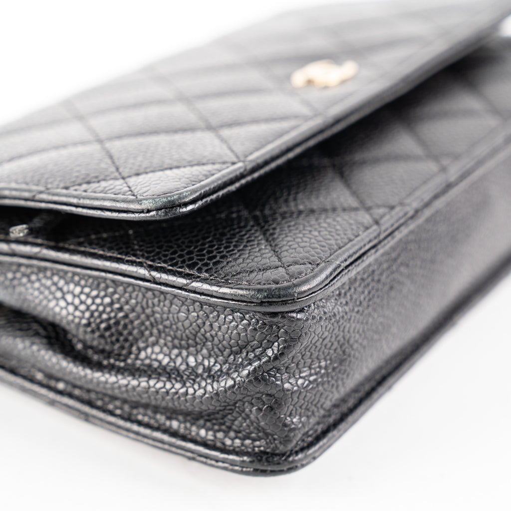Chanel Wallet On Chain Caviar Black WOC