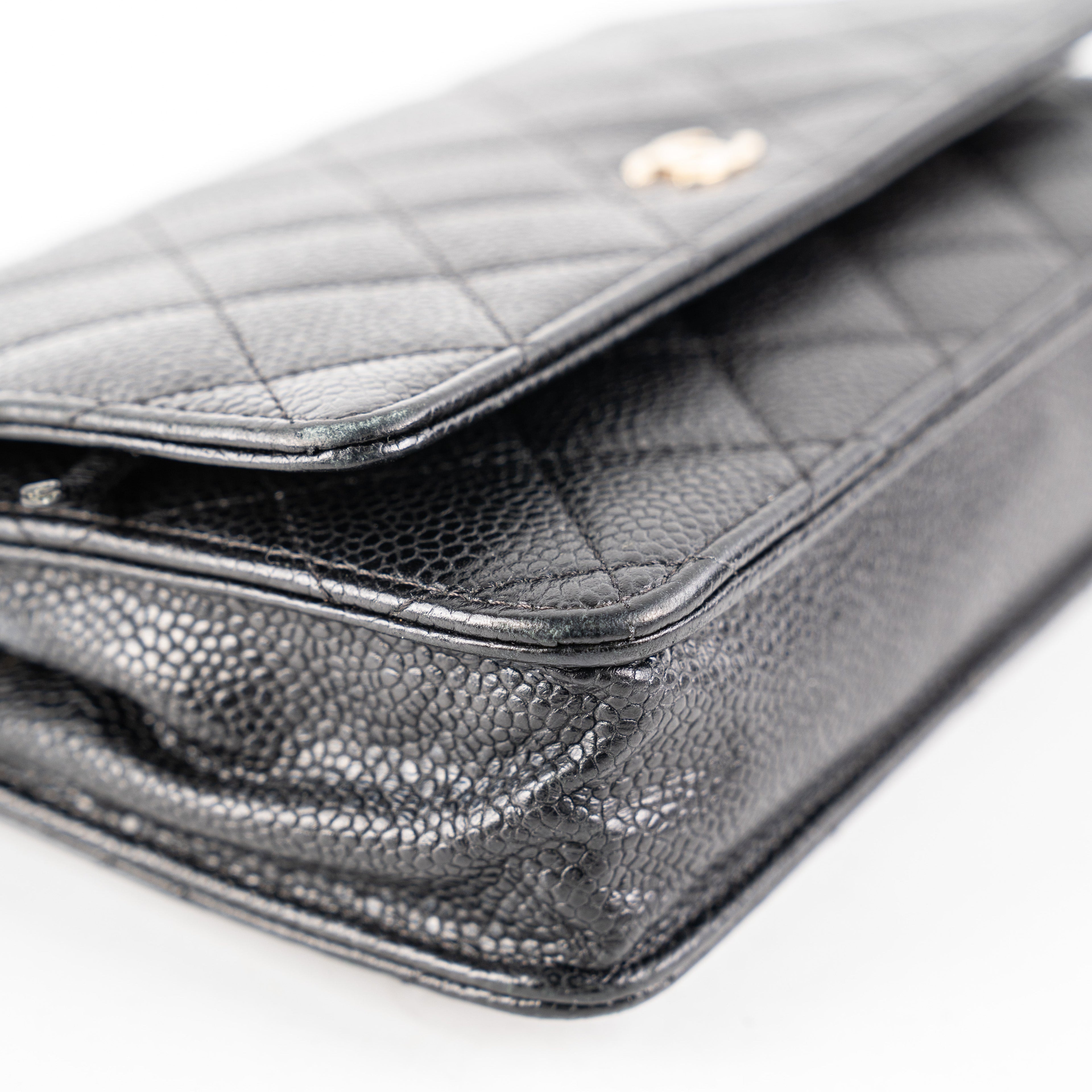 Chanel Wallet On Chain Caviar Black WOC