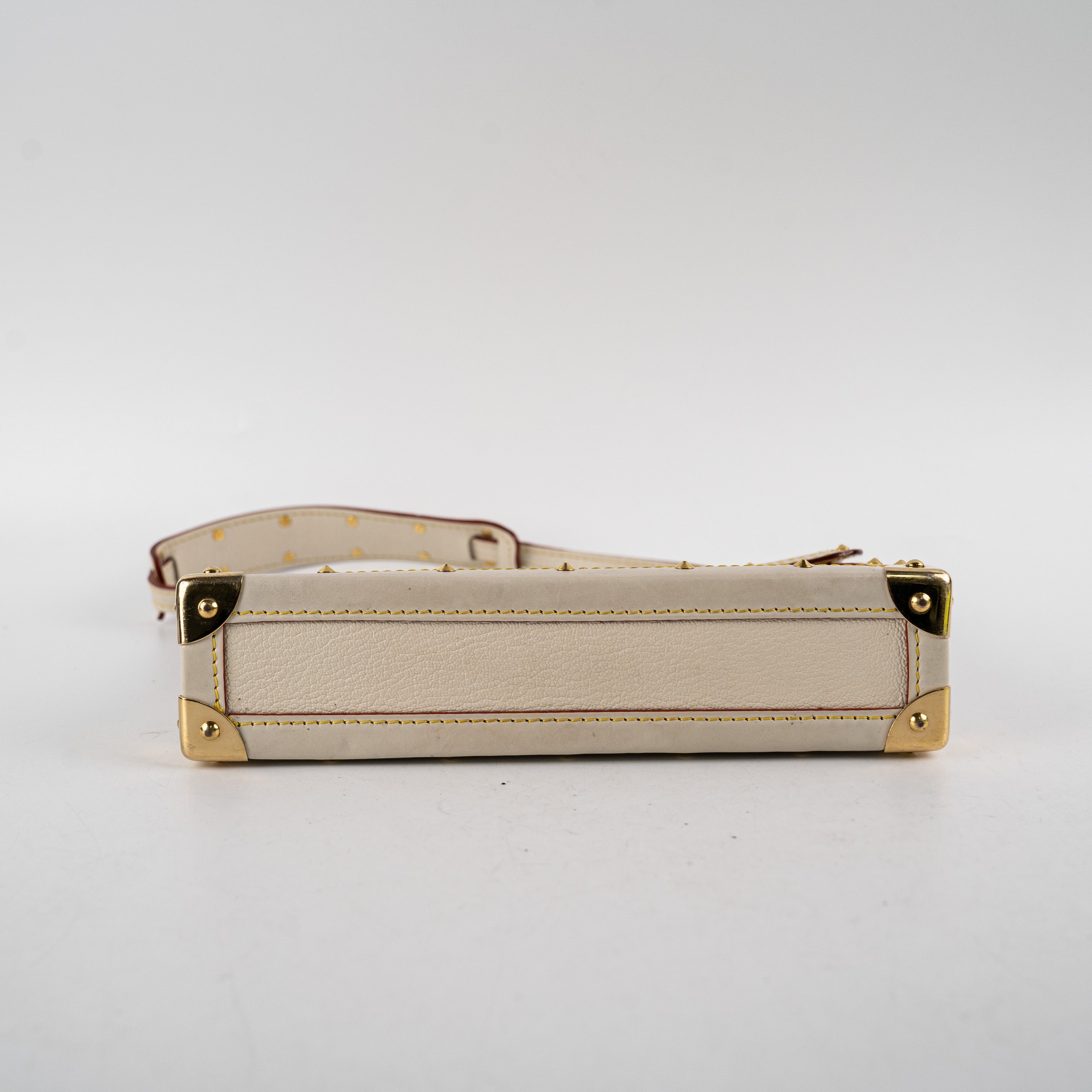 Louis Vuitton Suhali Cream Shoulder Bag