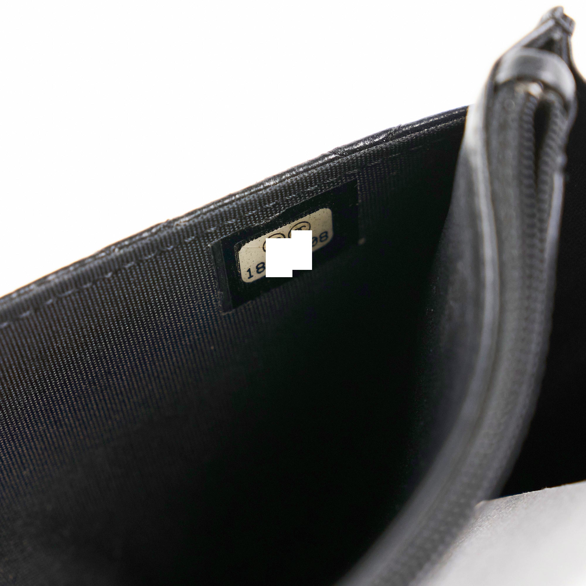 Chanel Boy Wallet On Chain WOC Lambskin Black