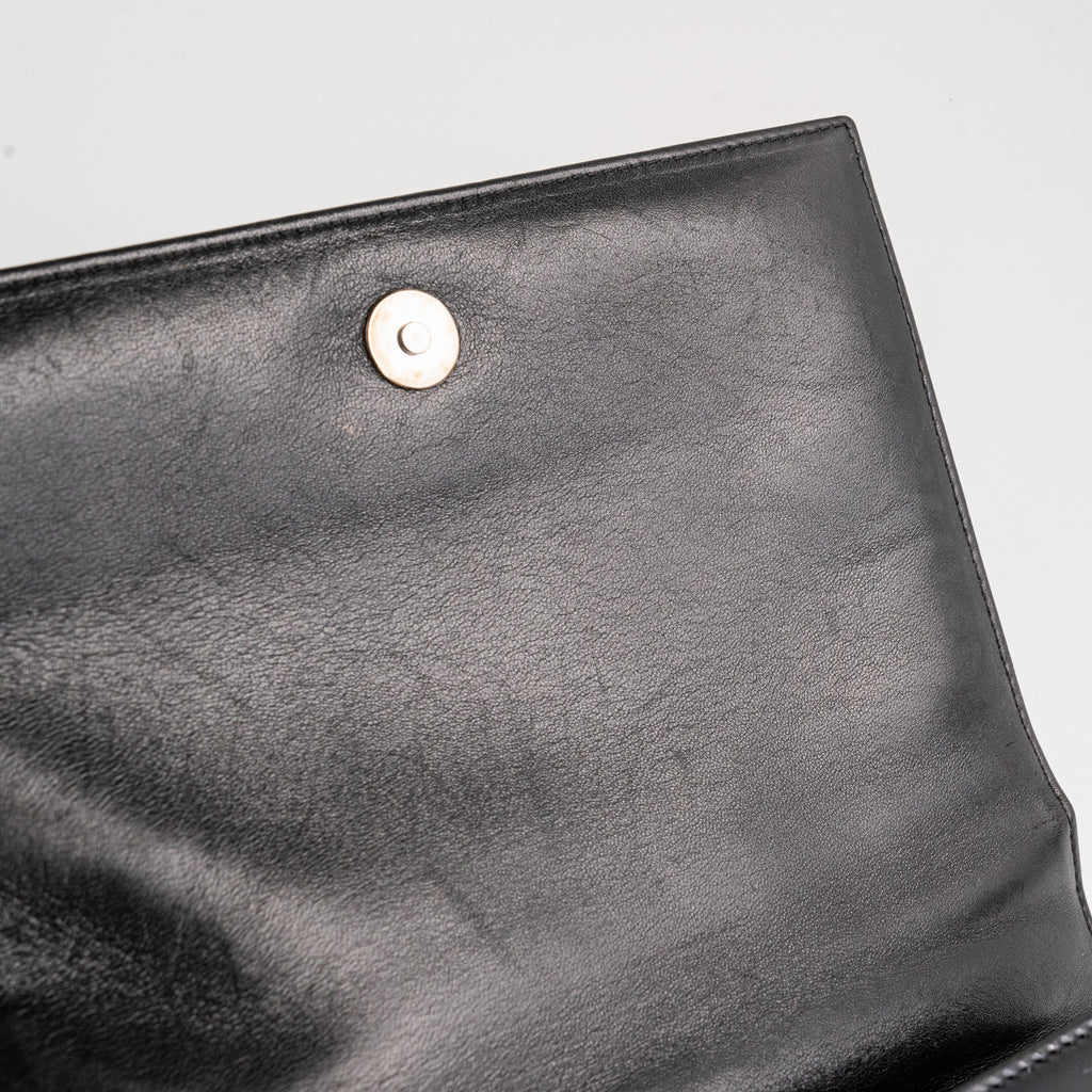 Chanel Vintage Patent Graphic Clutch