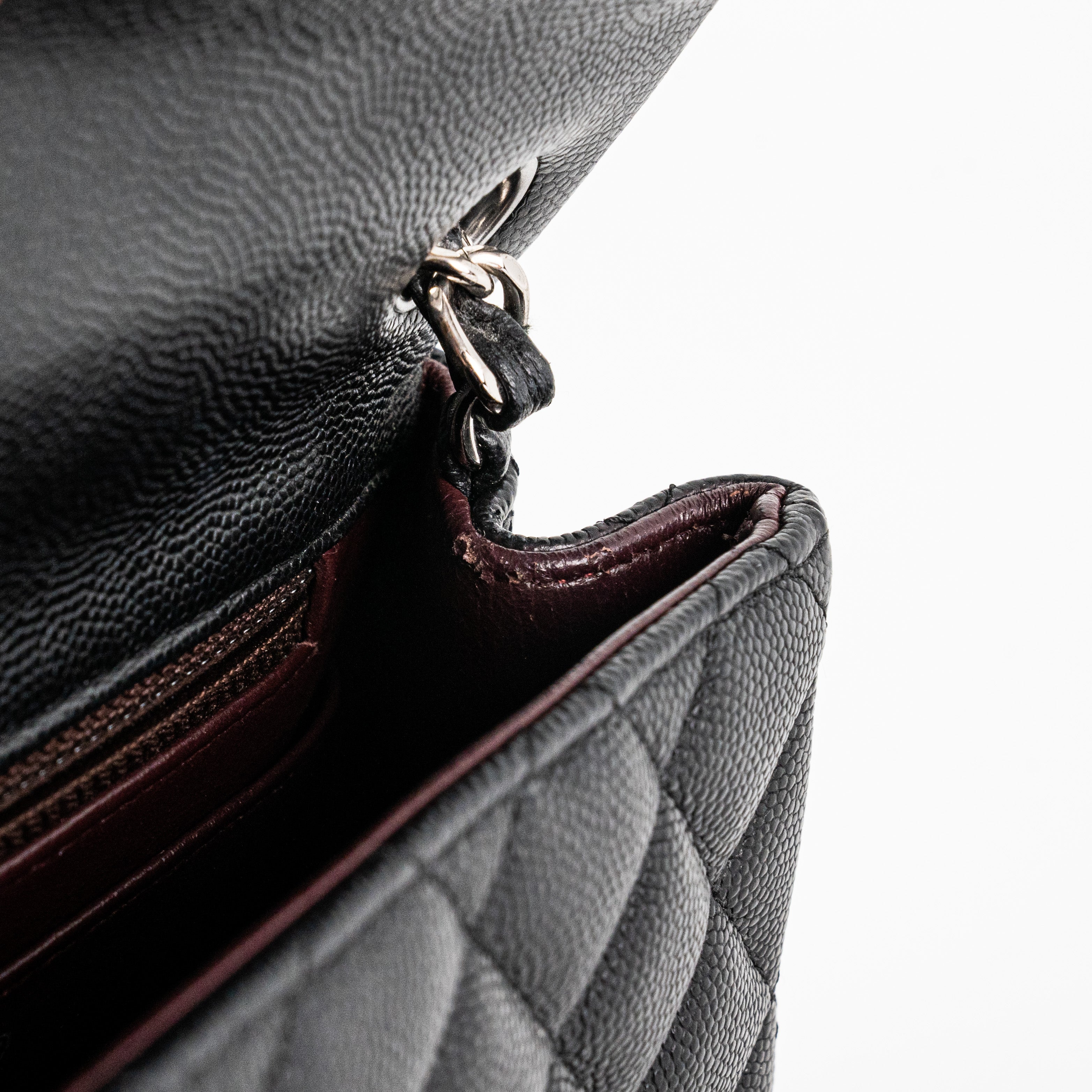 ITEM 18 - Chanel Mini Square Black Caviar