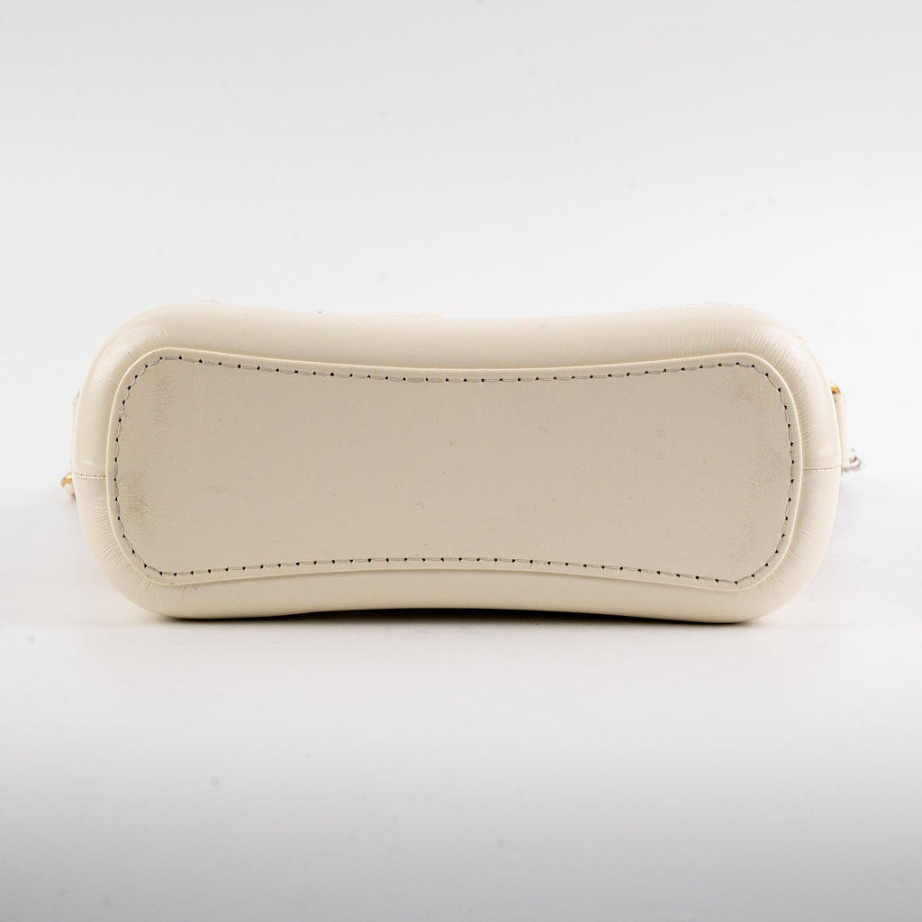 ITEM 29 - Chanel Small Gabrielle Stripe Tweed Beige/Cream
