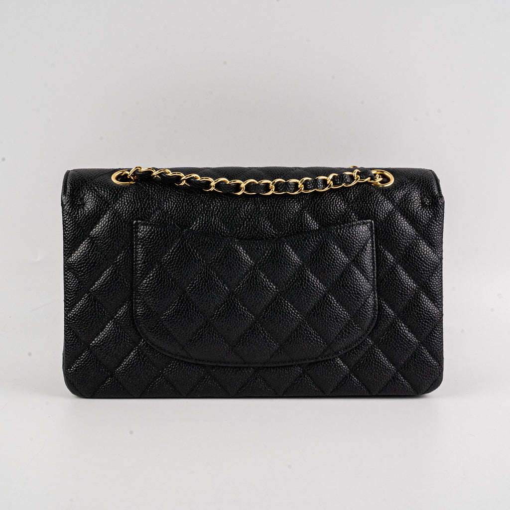 Chanel Classic Flap Medium/Large Black Caviar Shoulder Bag