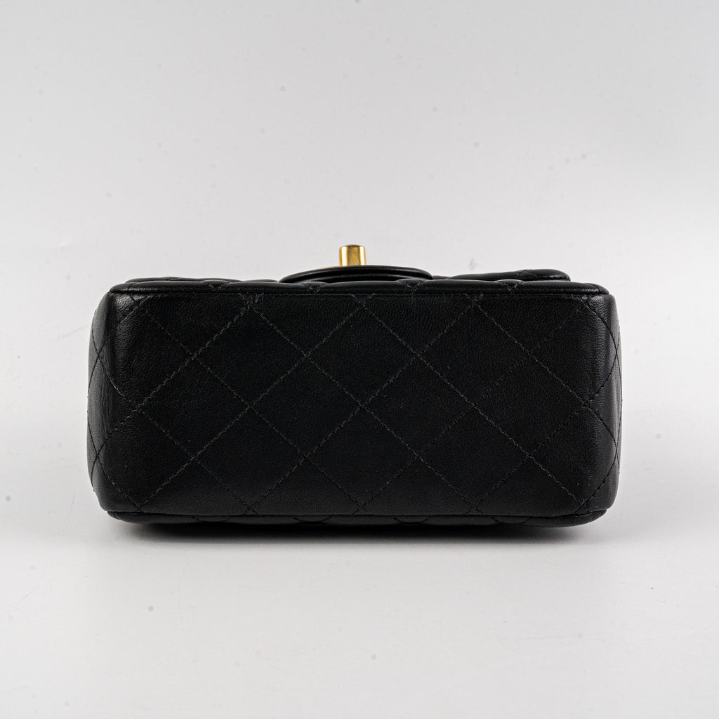 Chanel 19S Mini Square Bag Black