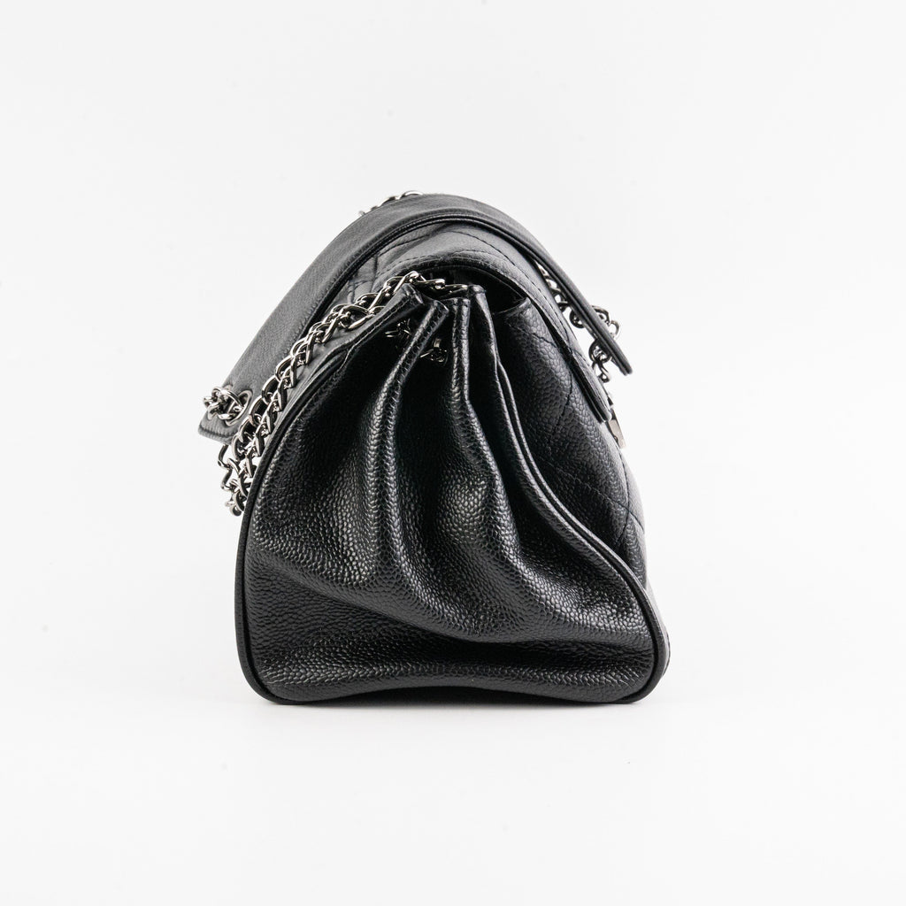 Chanel Black Caviar Seasonal Shoulder Flap Bag