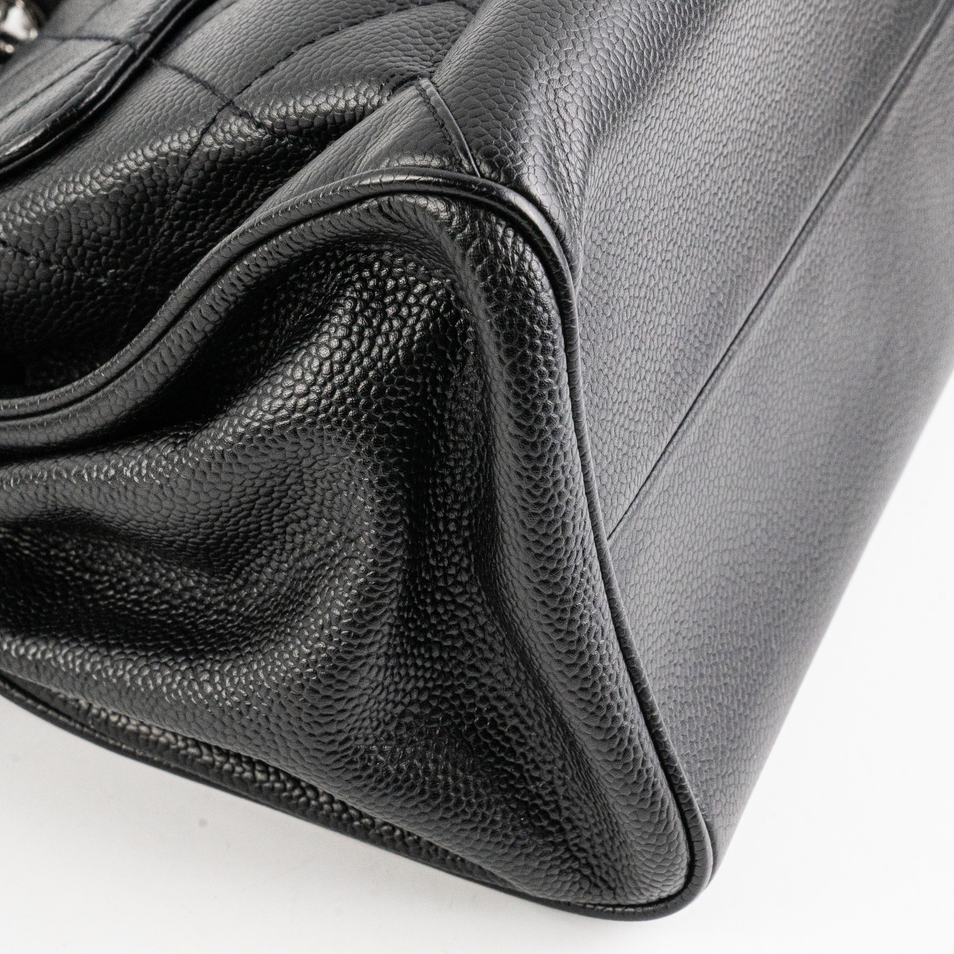 Chanel Black Caviar Seasonal Shoulder Flap Bag