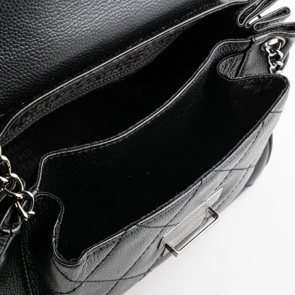 Chanel Black Caviar Seasonal Shoulder Flap Bag