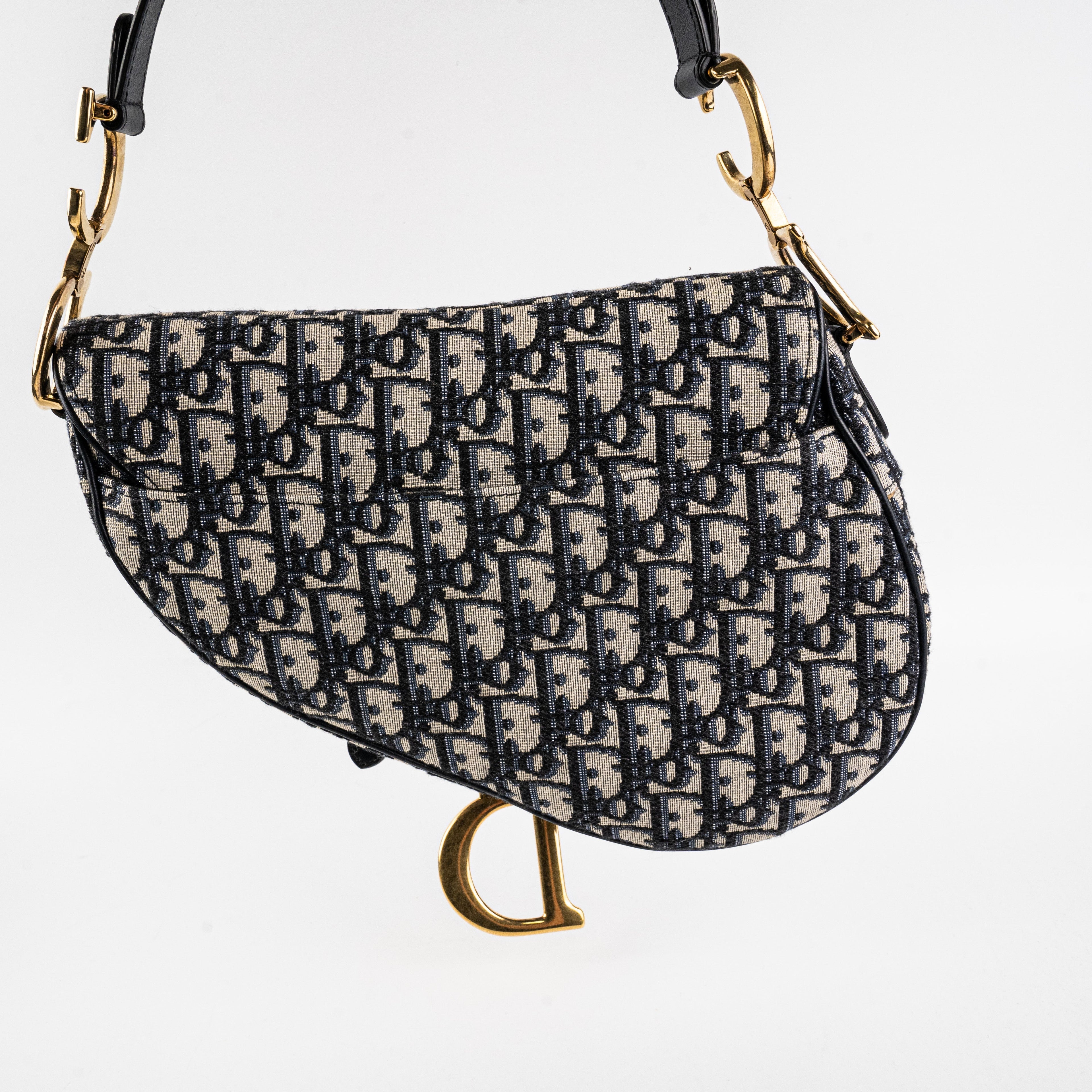 Christian Dior Saddle Oblique Shoulder Bag
