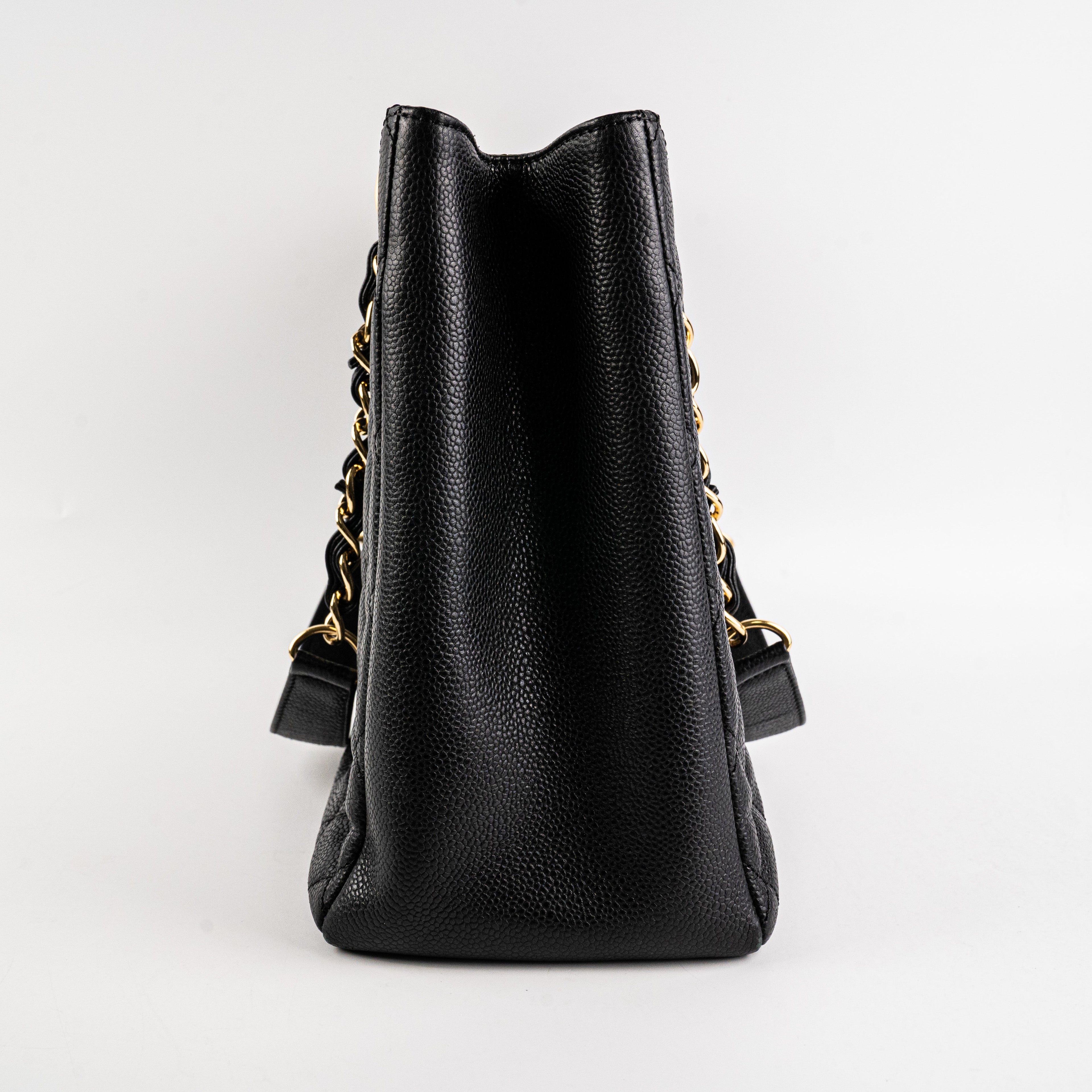 Chanel Grand Shopping Tote GST Caviar Black