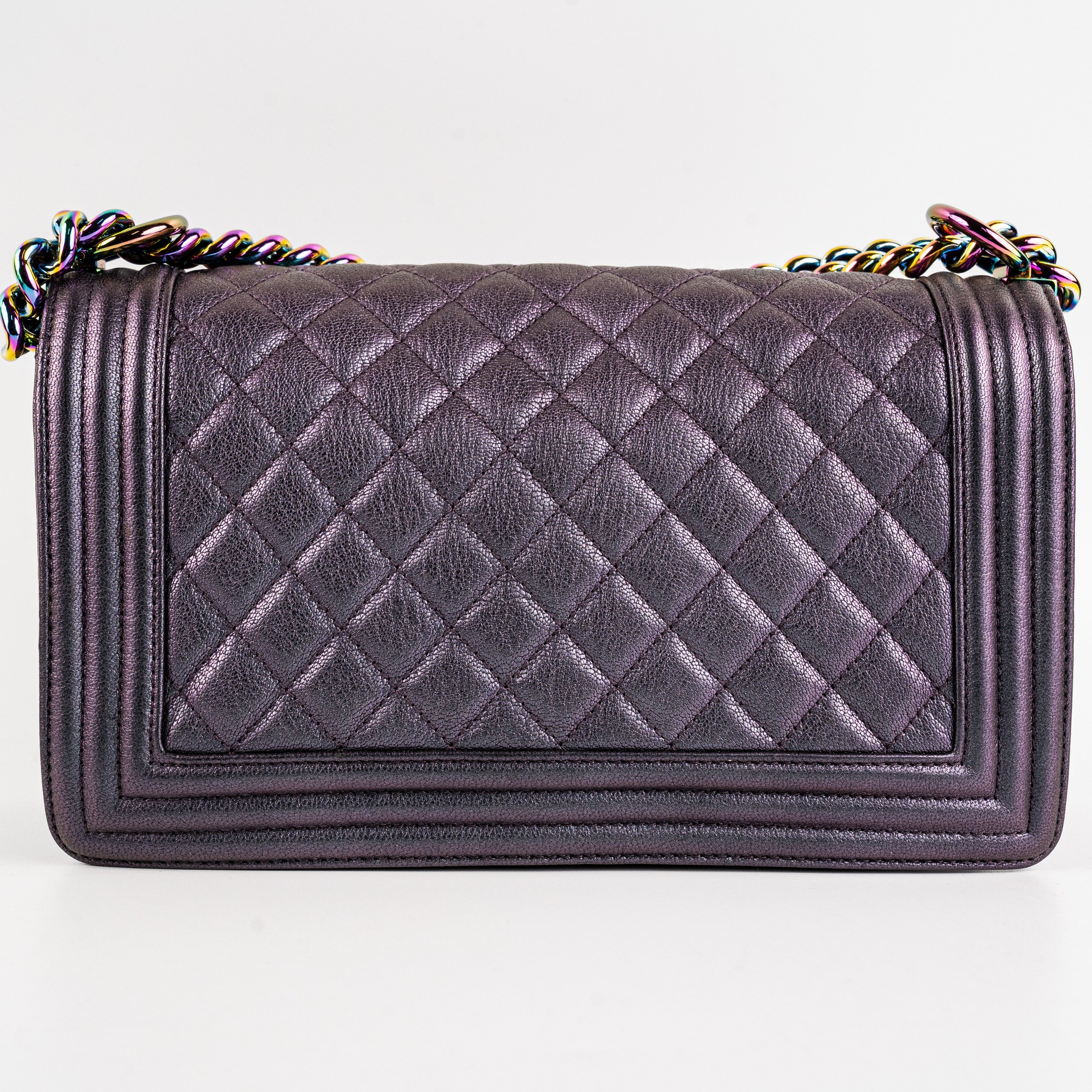 Chanel Old Medium Boy Mermaid