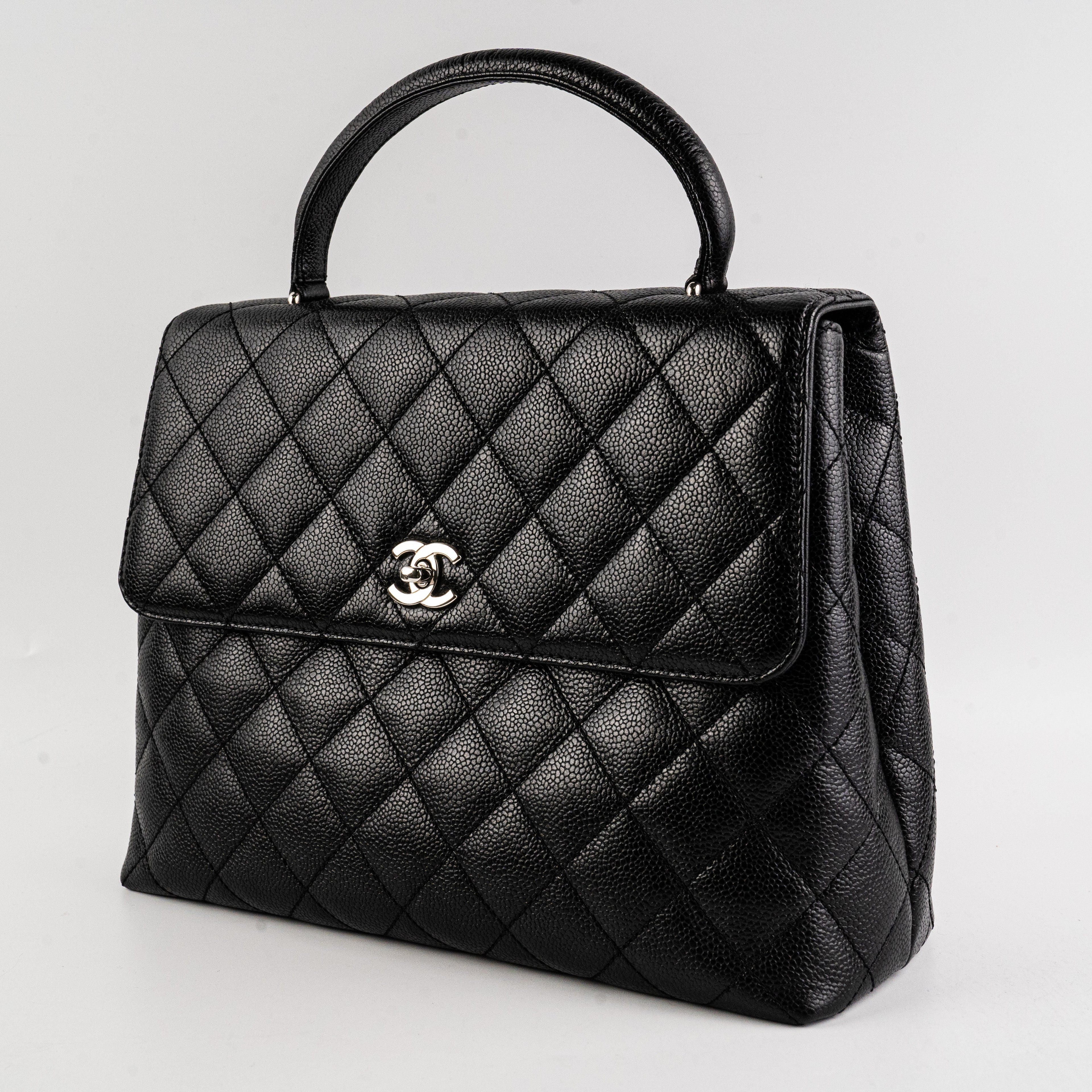 Chanel Kelly Caviar Top Handle Bag