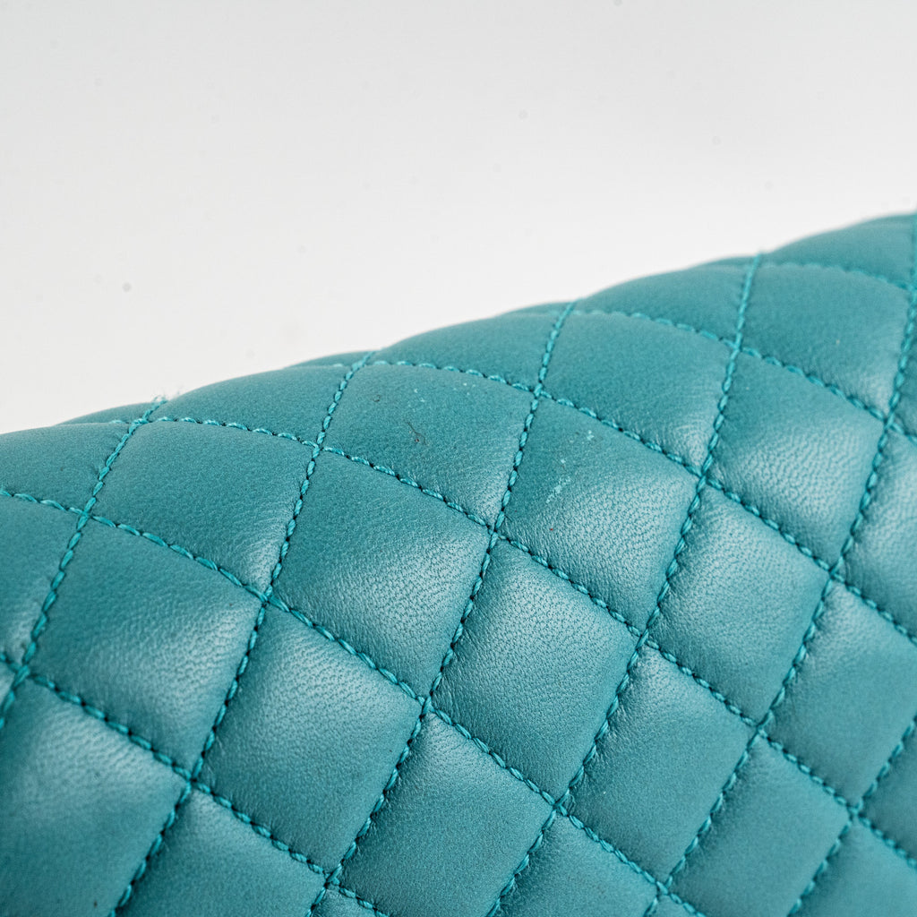 Chanel Old Medium Boy Blue Crossbody Bag