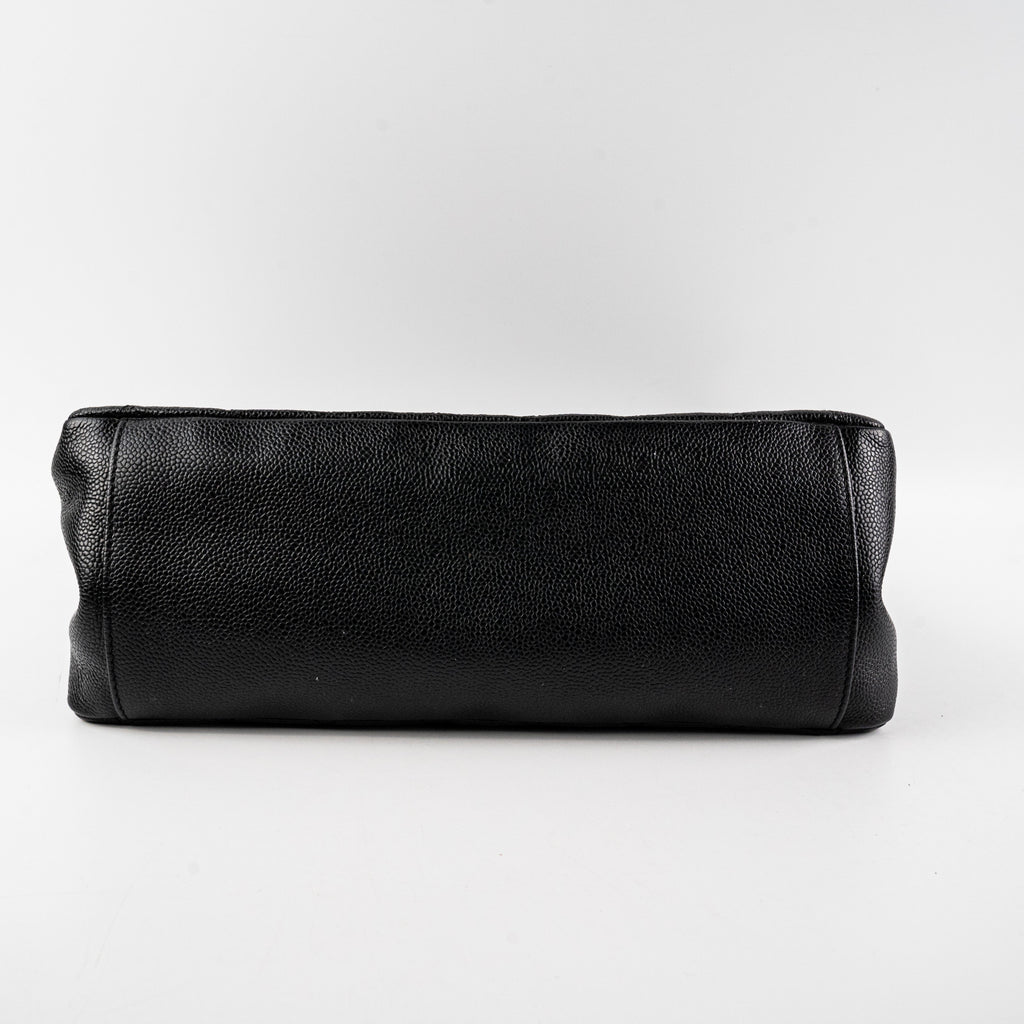 Chanel Caviar Granded Shopping Tote Black