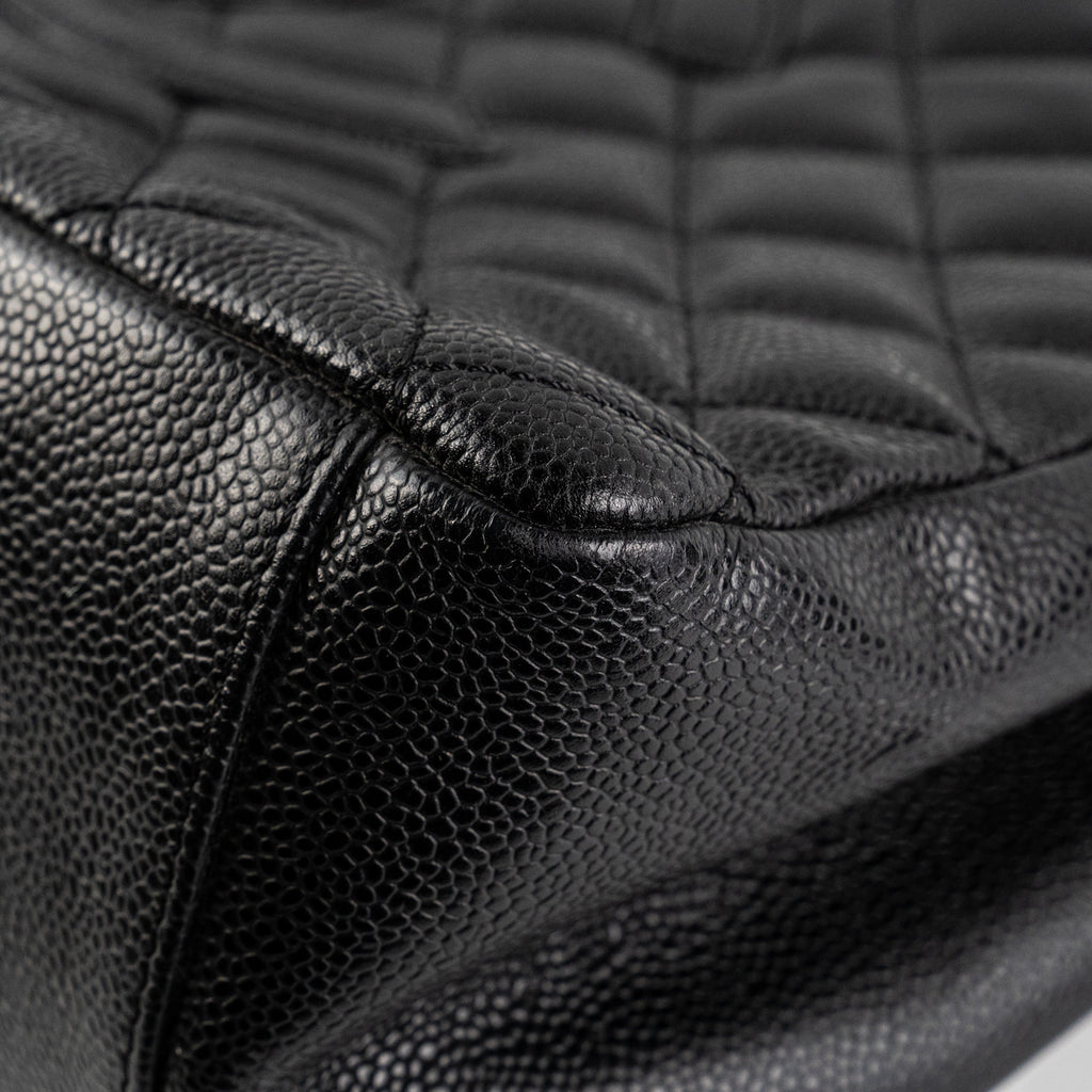 Chanel Caviar Granded Shopping Tote Black