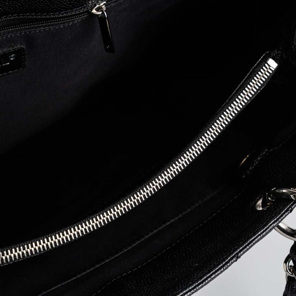 Chanel Caviar Granded Shopping Tote Black