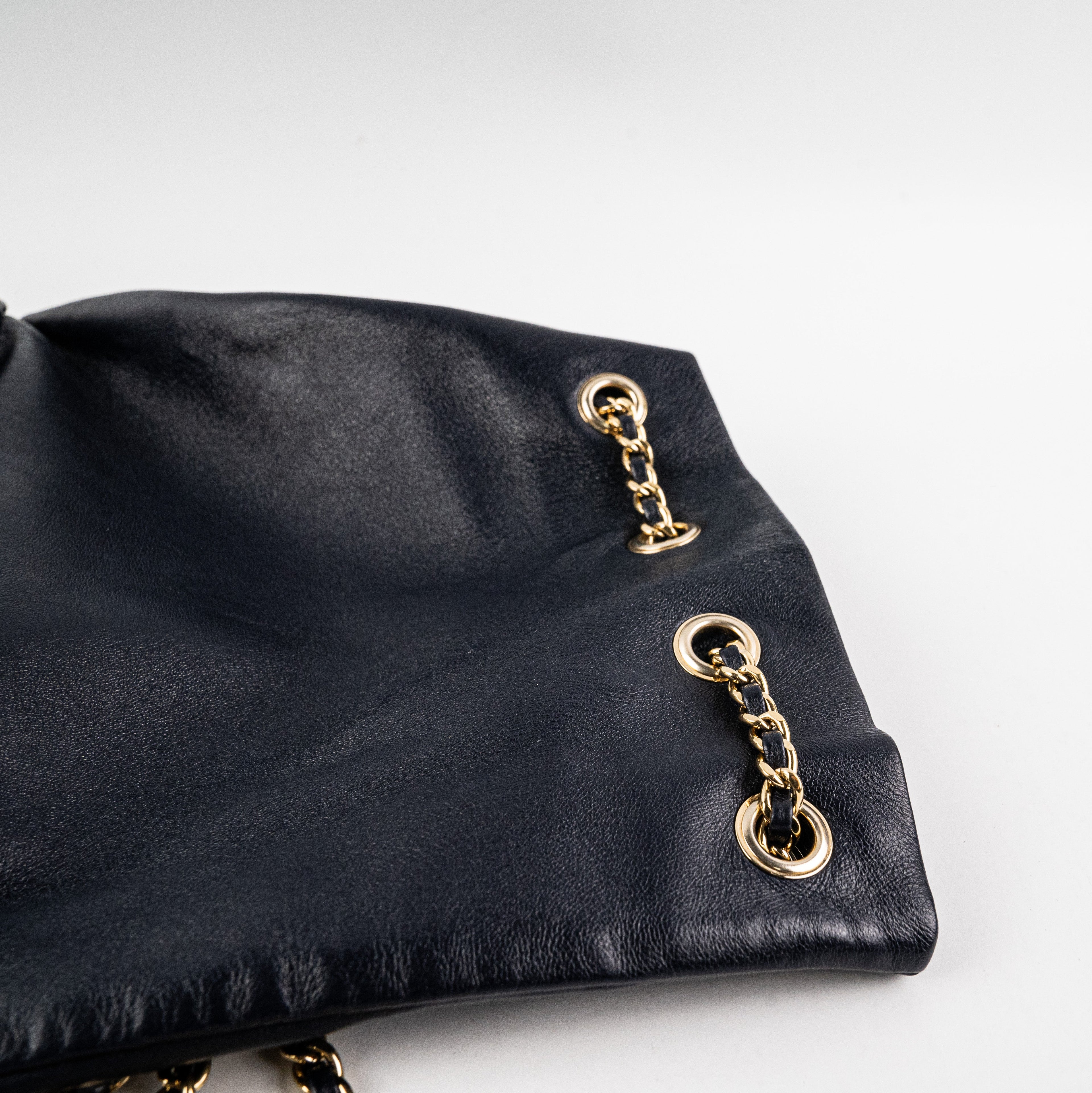 Chanel Seasonal Navy Lambskin Backpack