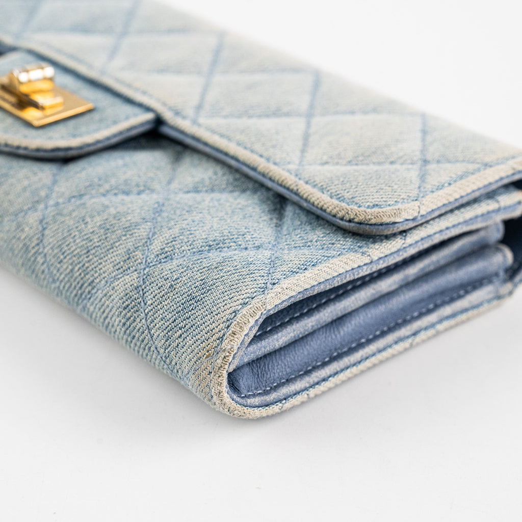 Chanel Reissue Denim Long Wallet