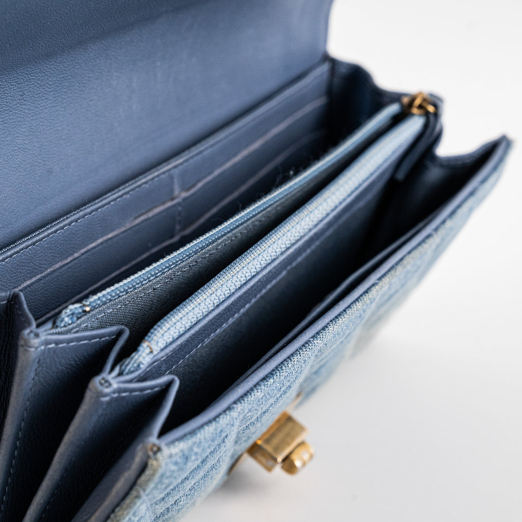 Chanel Reissue Denim Long Wallet