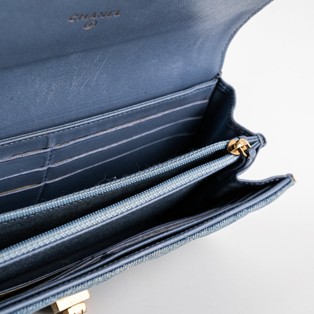 Chanel Reissue Denim Long Wallet
