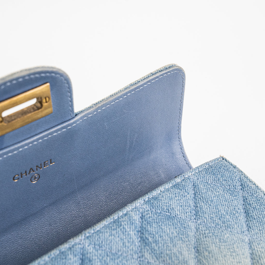 Chanel Reissue Denim Long Wallet