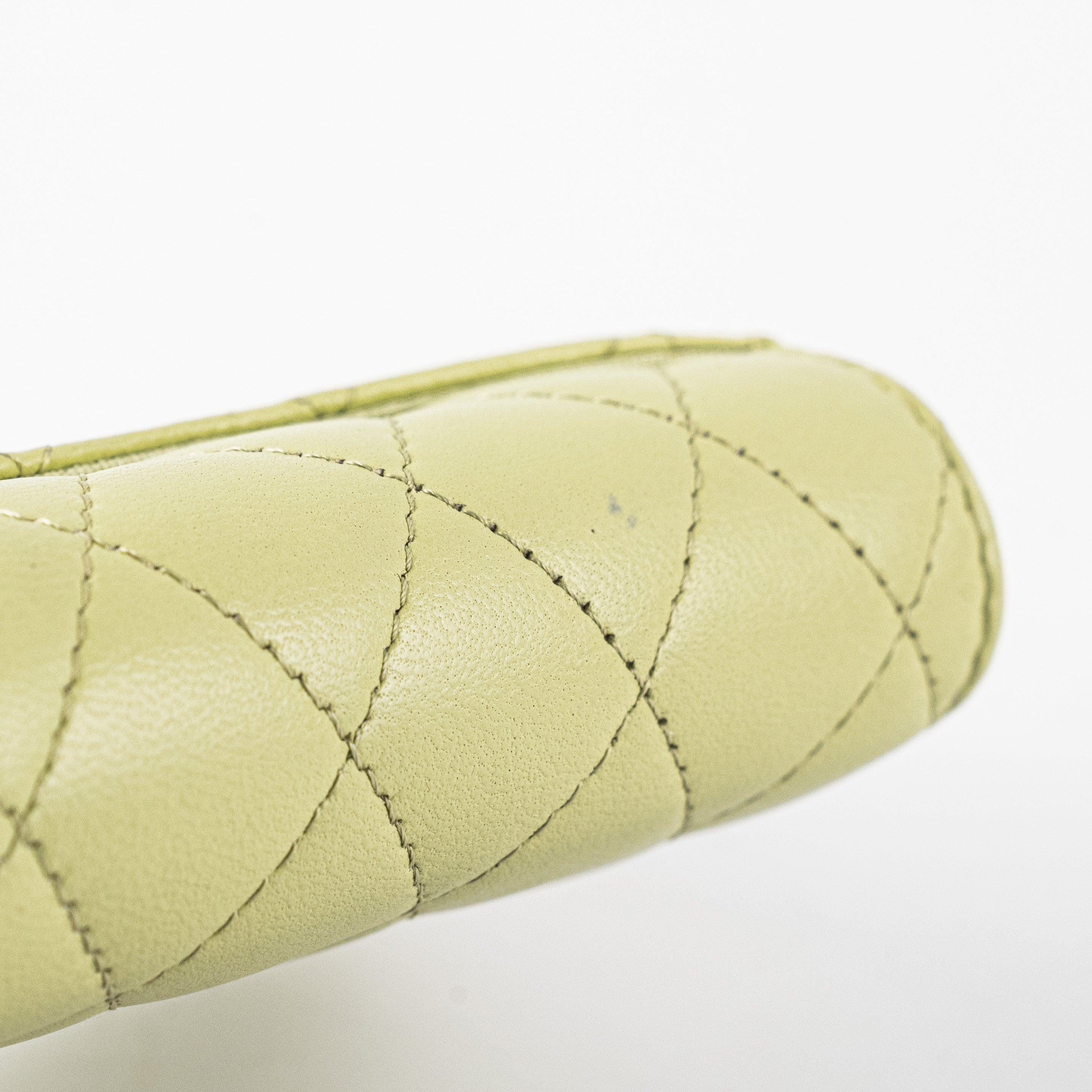Chanel Compact Wallet Green