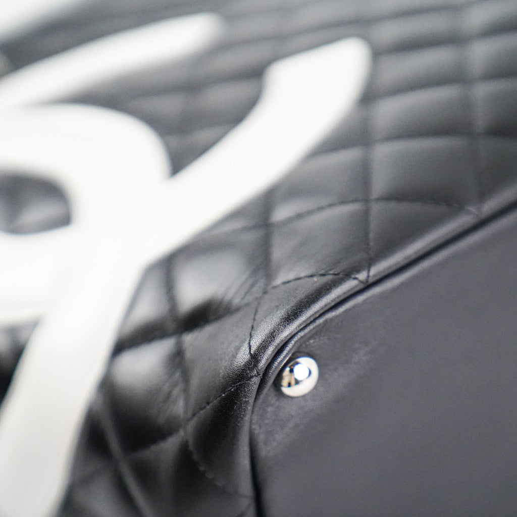 Chanel Rue Cambon Tote Black Lambskin
