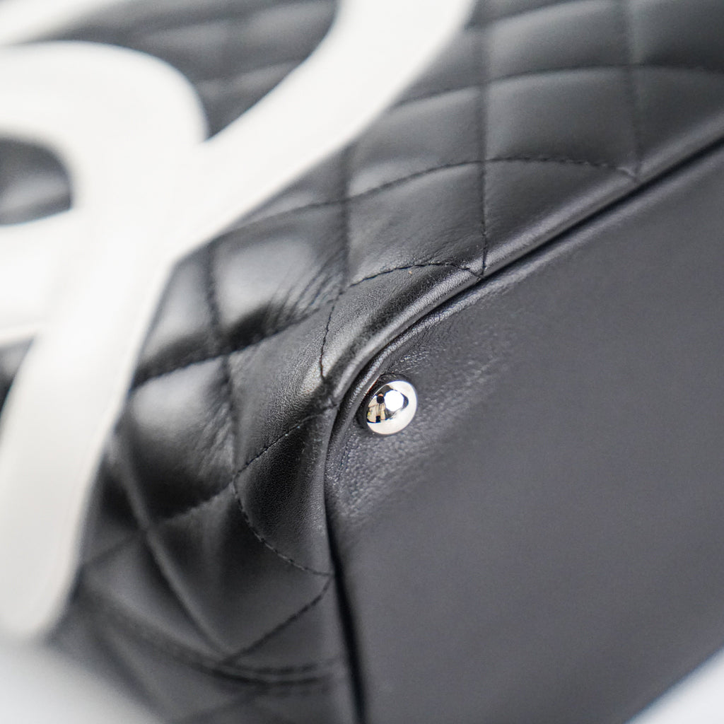 Chanel Rue Cambon Tote Black Lambskin