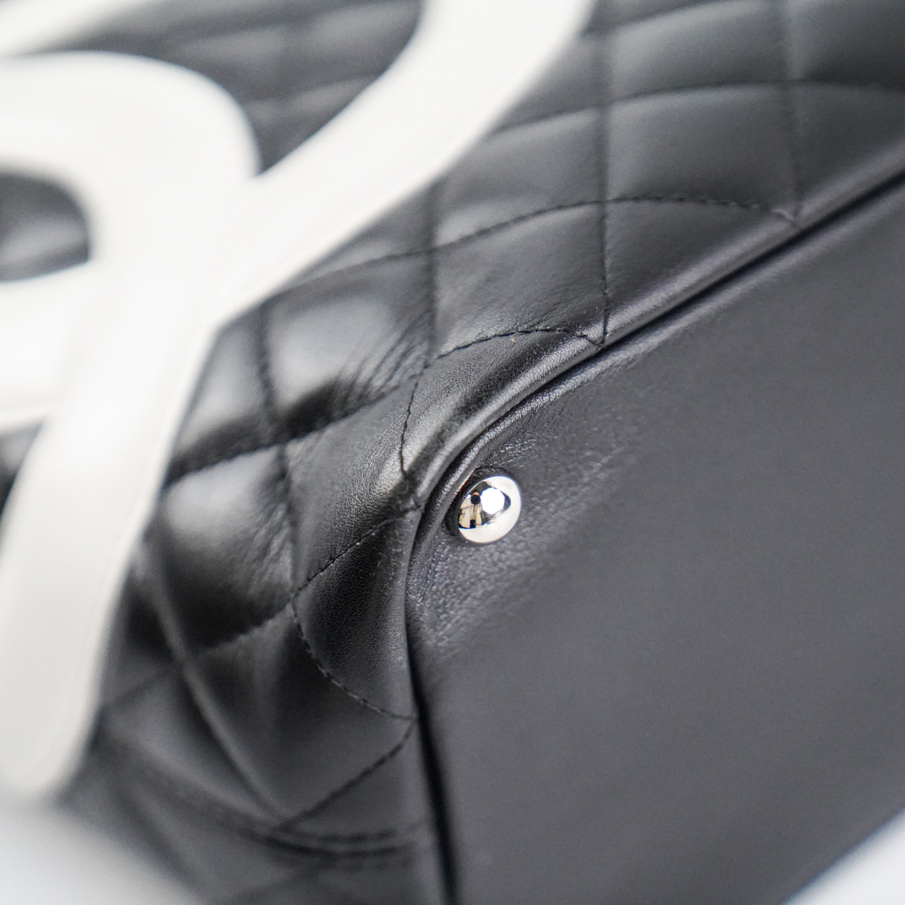 Chanel Rue Cambon Tote Black Lambskin