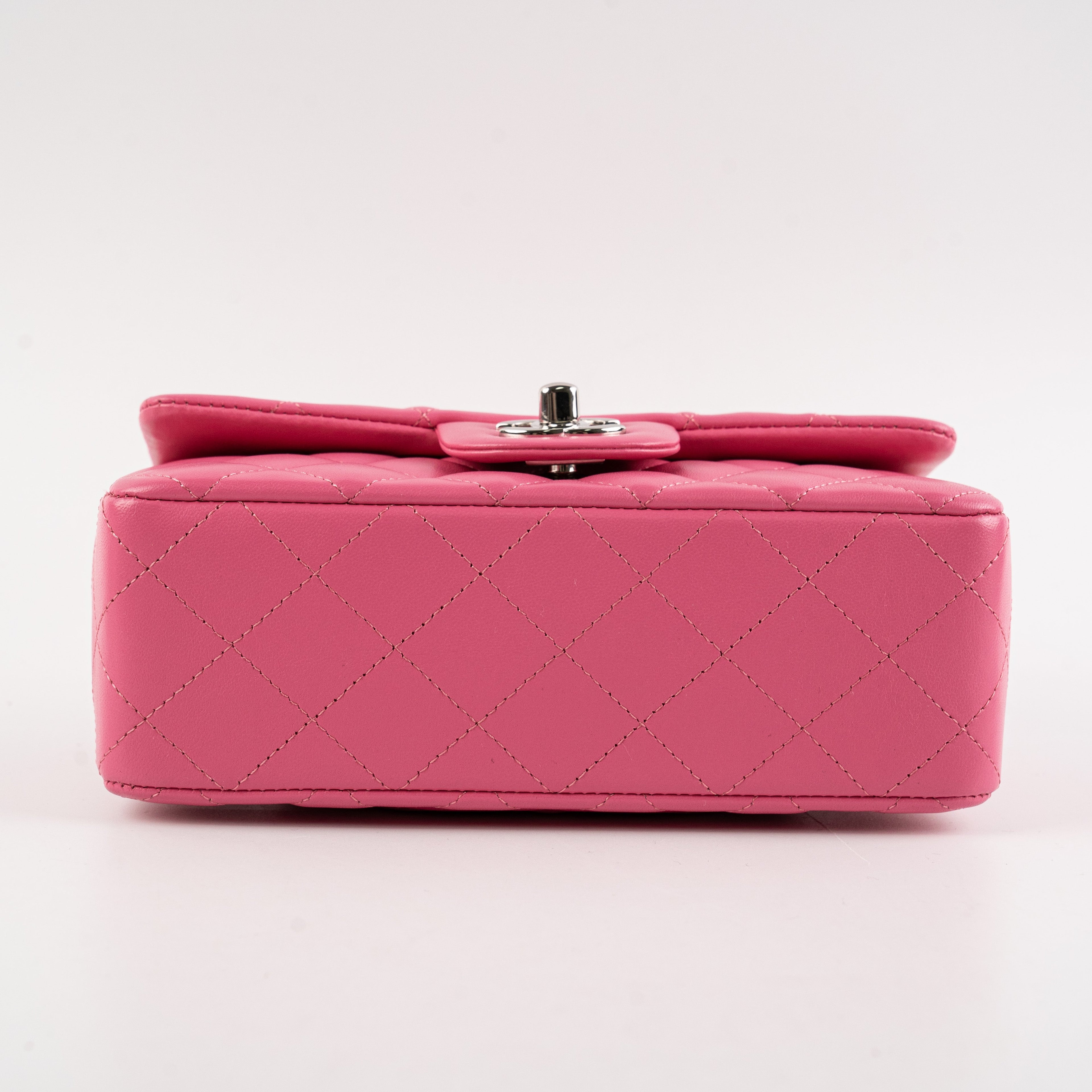 Chanel Mini Rectangle Lambskin Pink