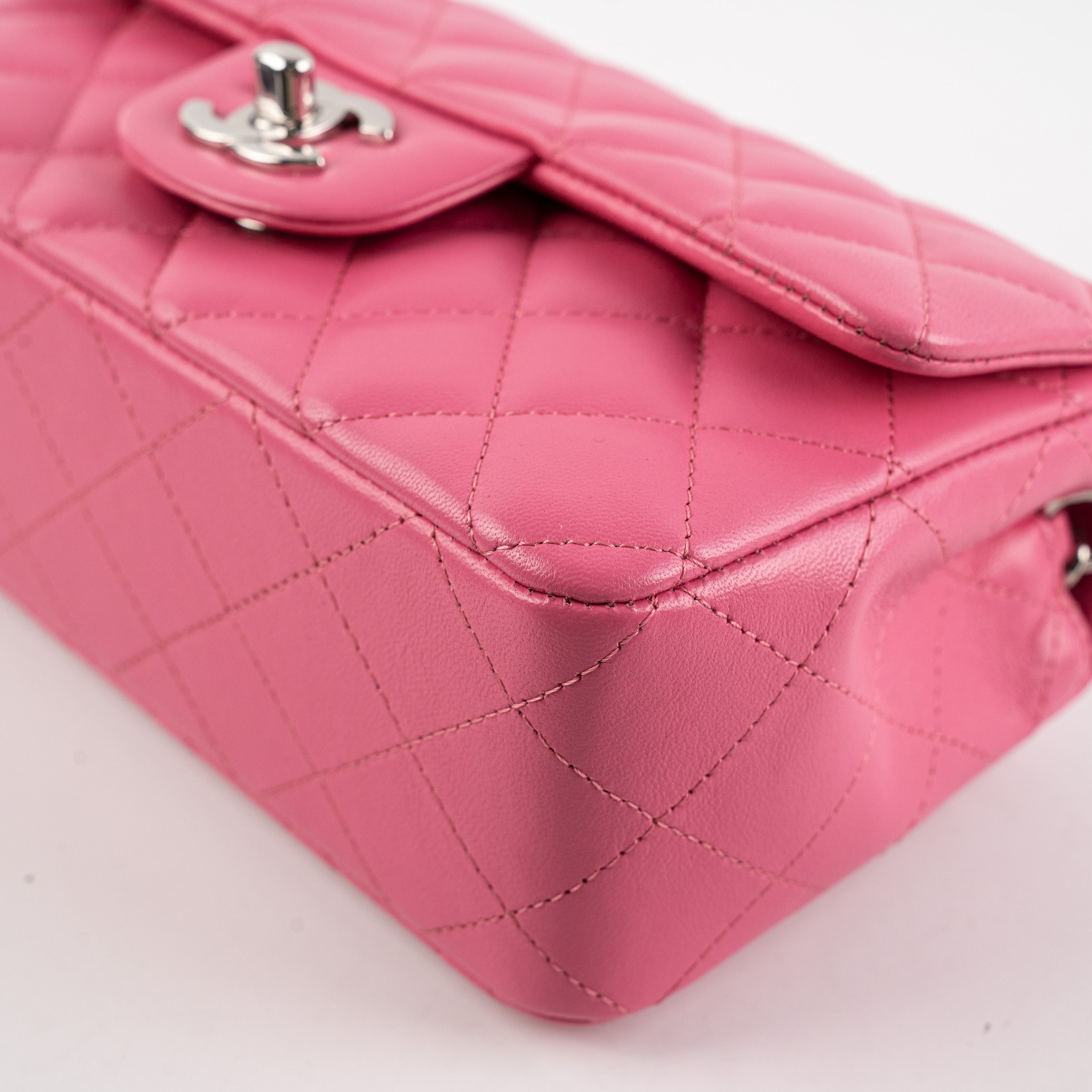 Chanel Mini Rectangle Lambskin Pink