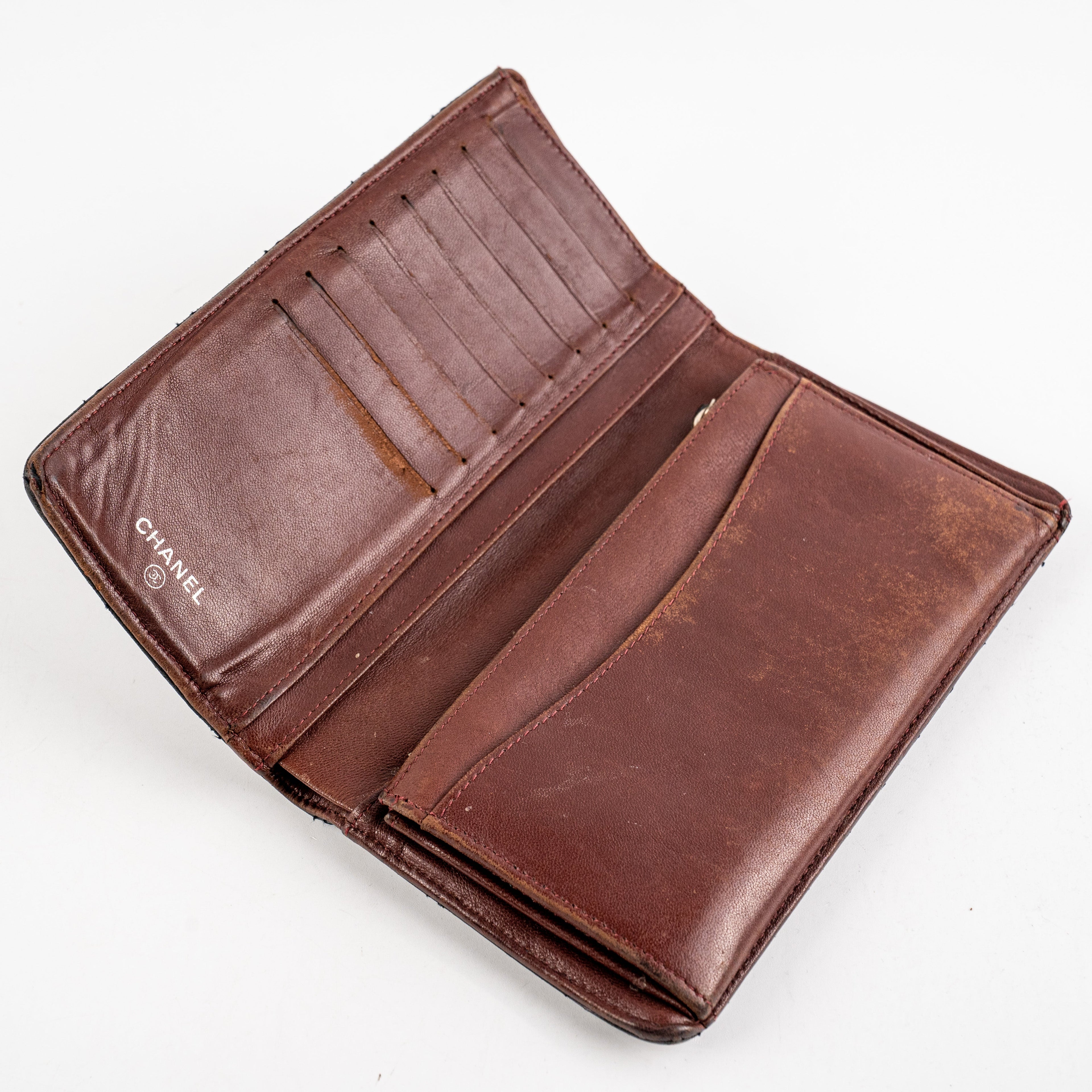 Chanel Wallet Lambskin Black