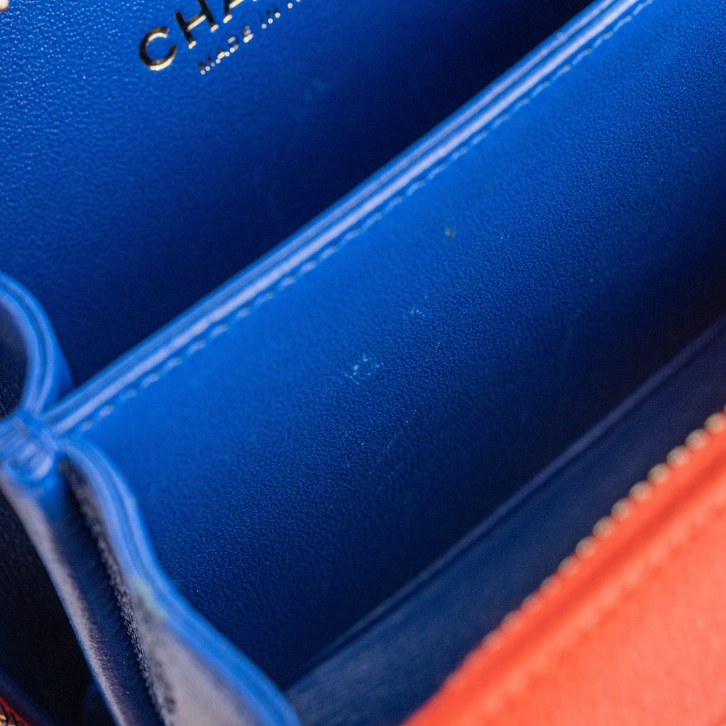Chanel Filigree Small Tri Colour Crossbody Bag
